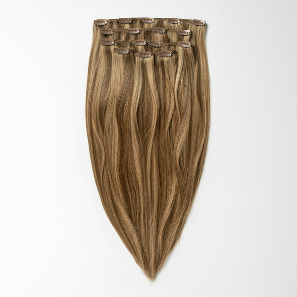 Clip on - Natural Brown Mix 3/10 Clip on - Natural Brown Mix 3/10