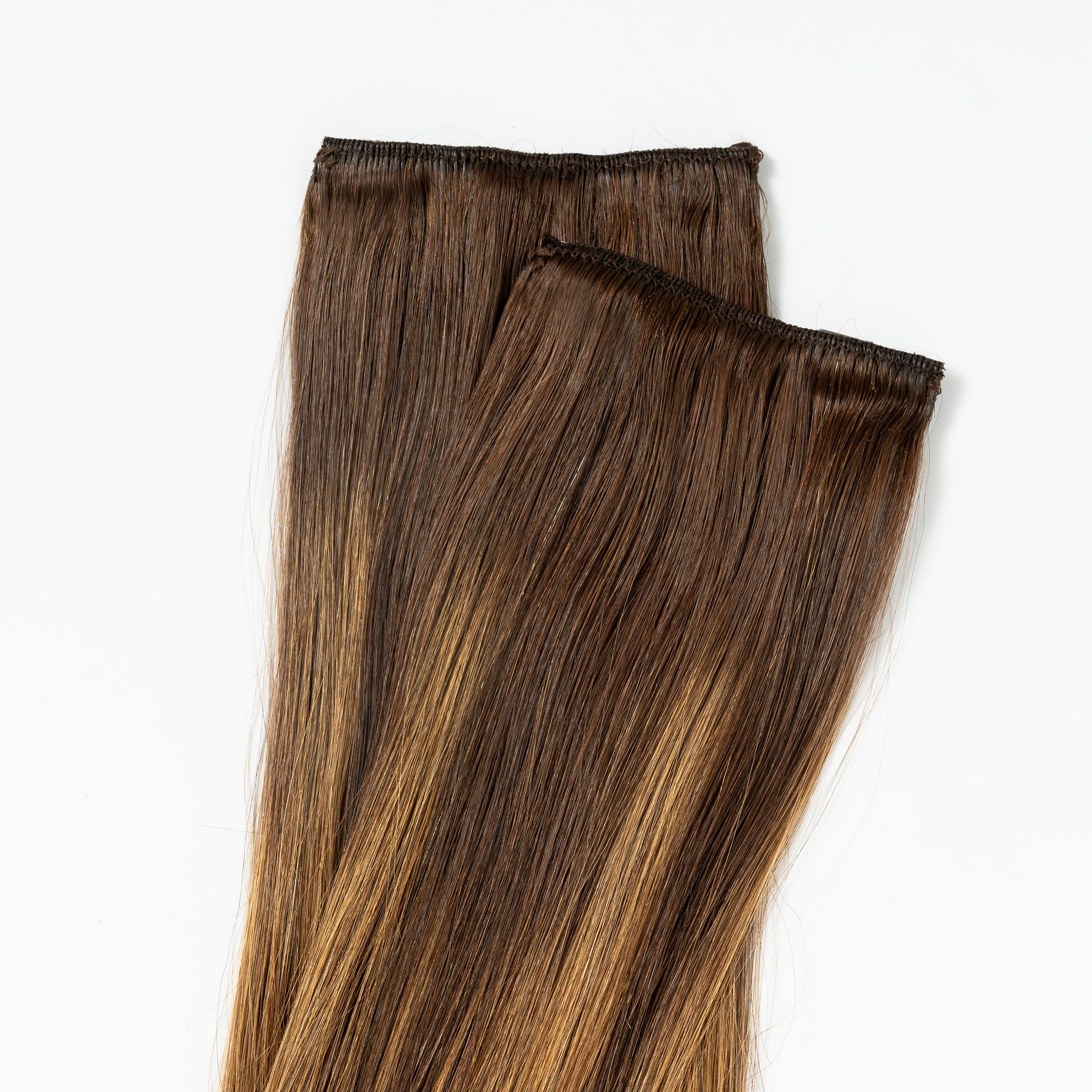 Clip on - Warm Brown Balayage 2+7