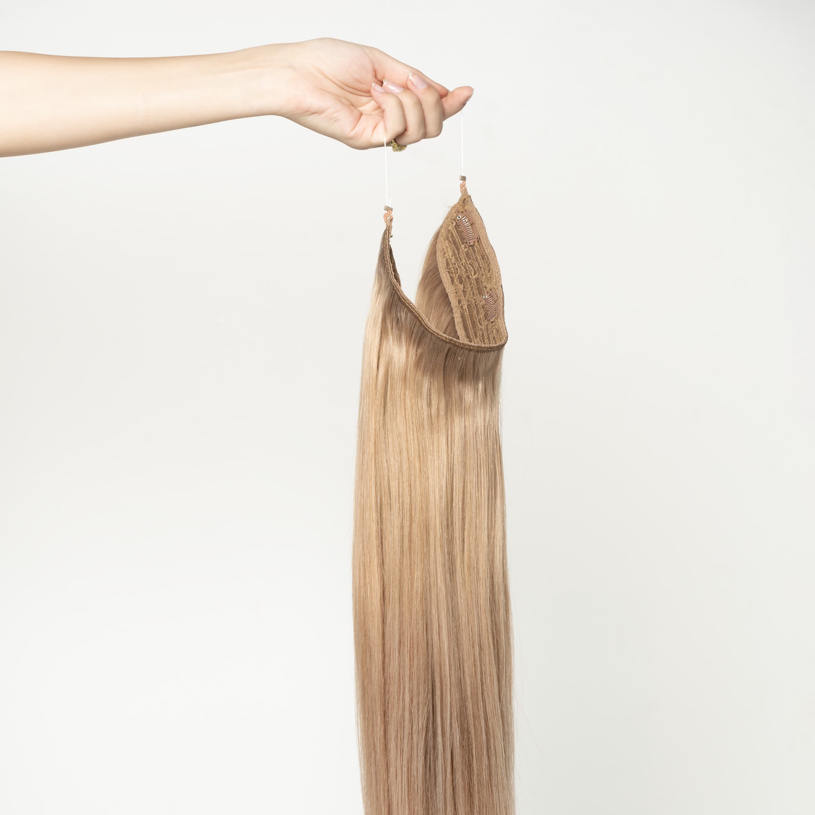 Halo extensions - Ljus askbrun nr. 12B
