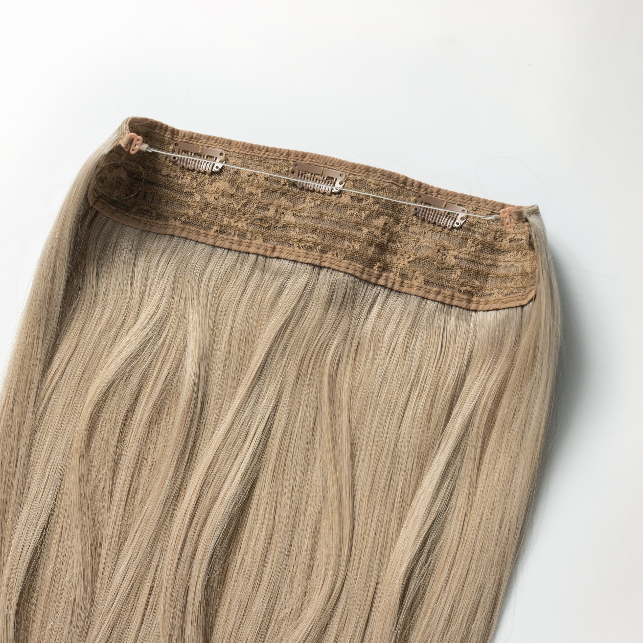 Halo extensions - Ash Blonde 17B