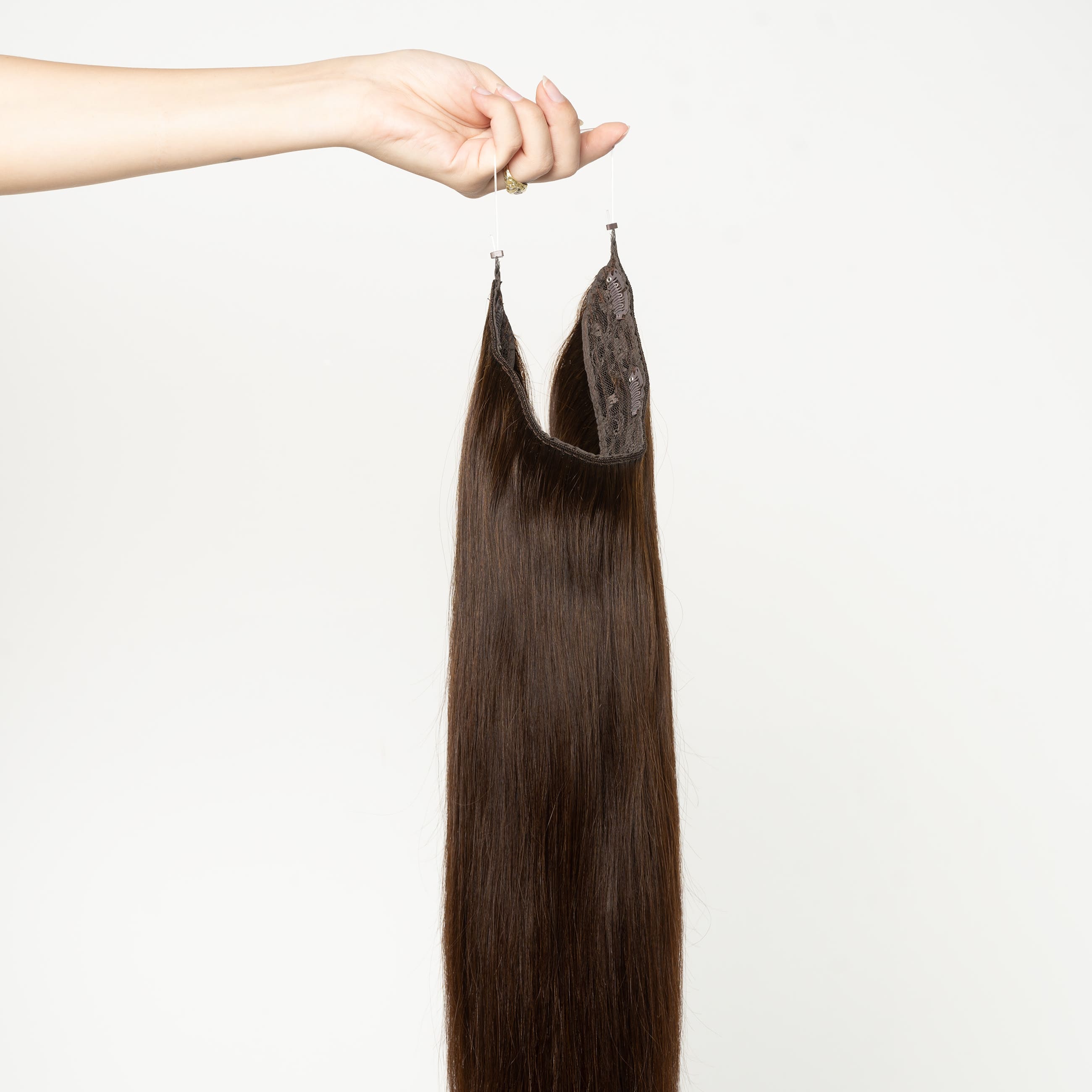 Halo extensions - Mörkbrun nr. 2