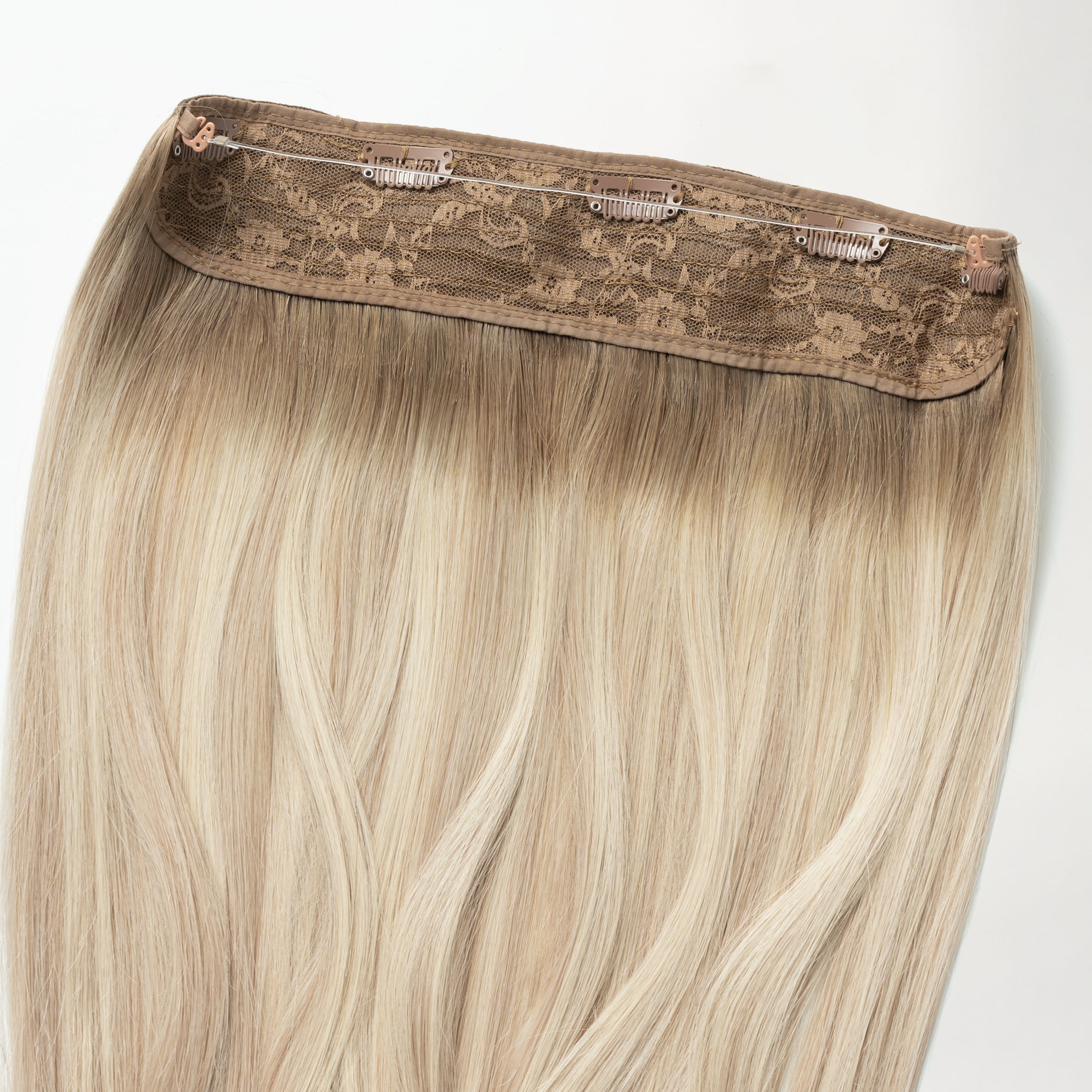 Halo extensions - Beige Blonde Mix Root 5B+16B/60B