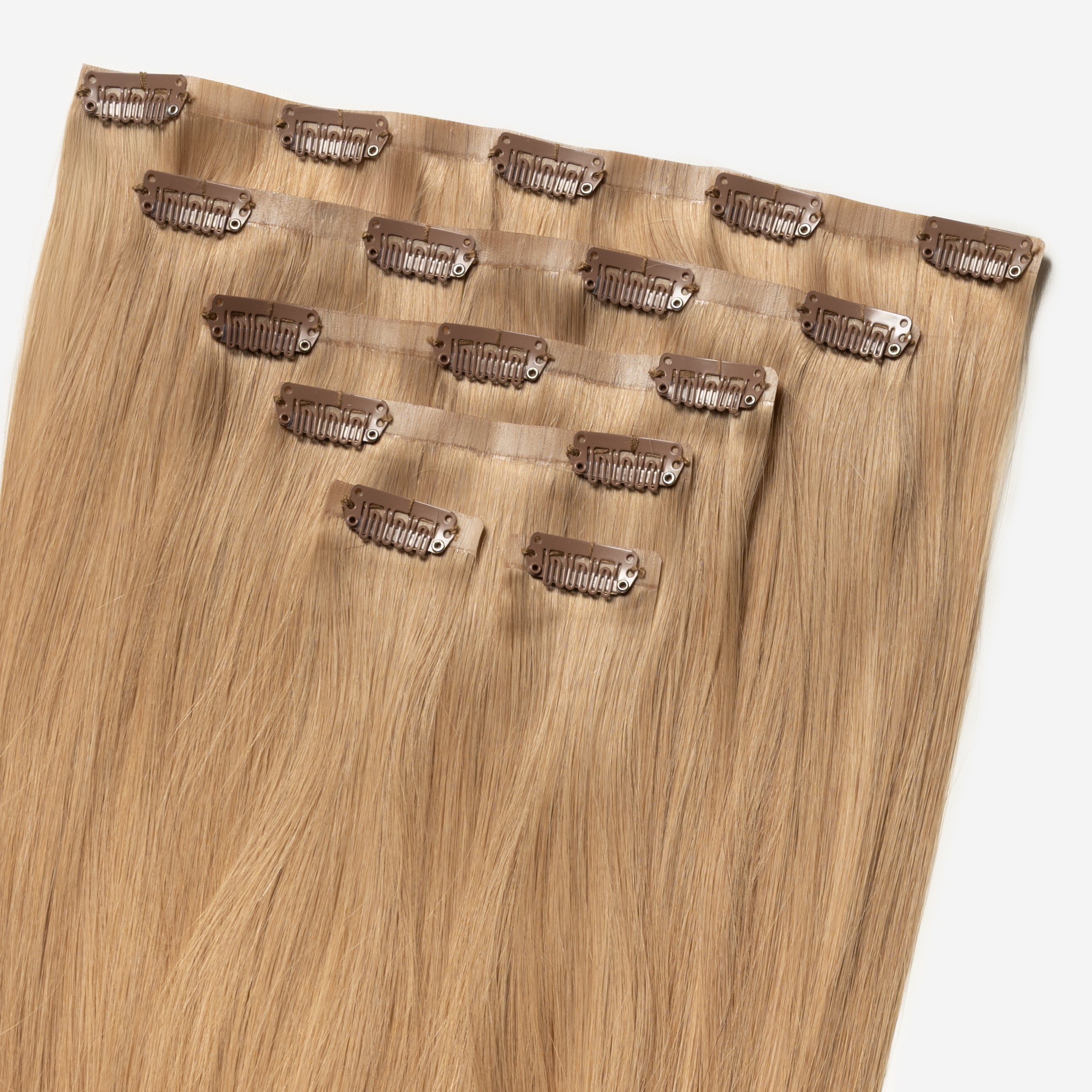 Invisible Clip In - Light Caramel 10