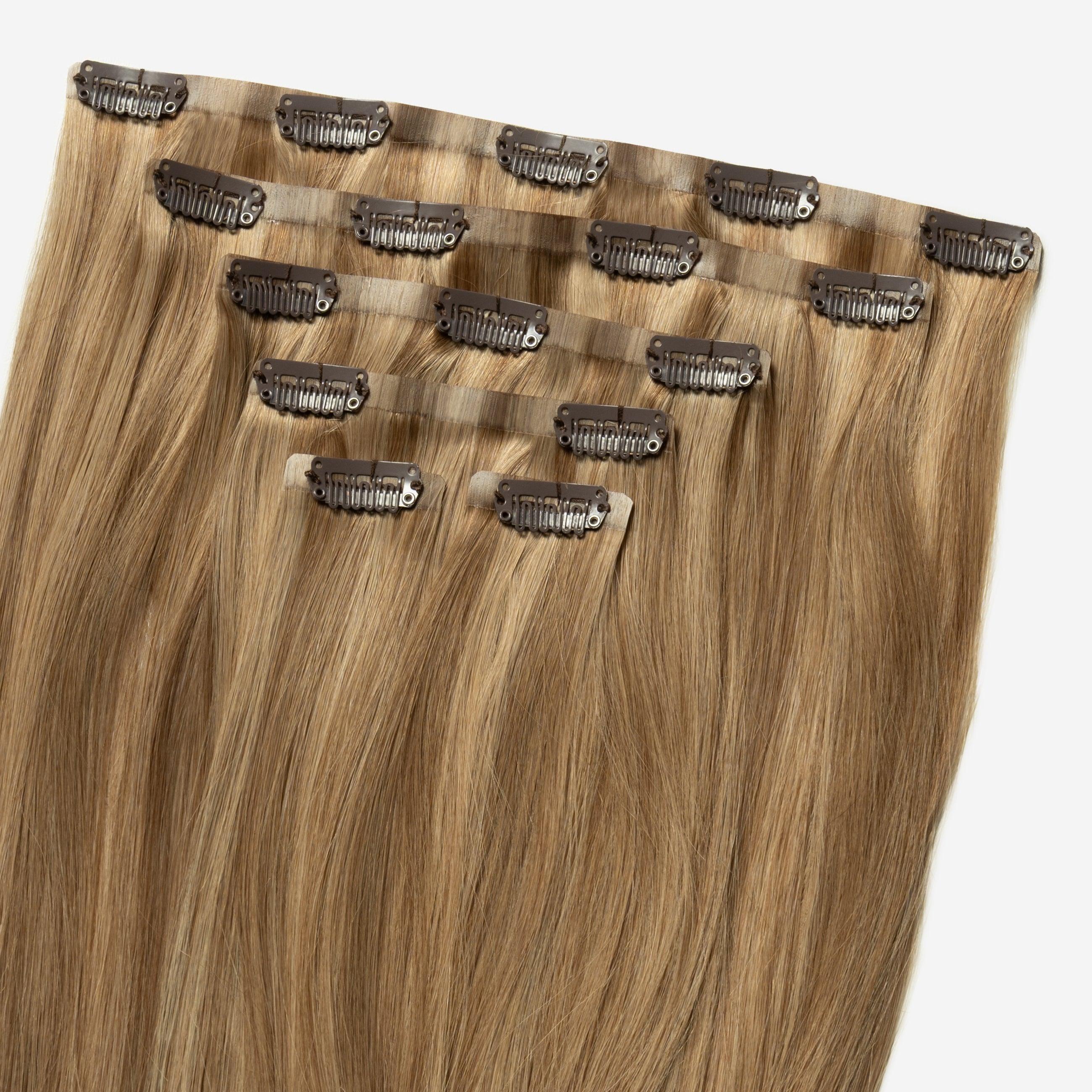 Invisible Clip In - Natural Brown Mix 3/10