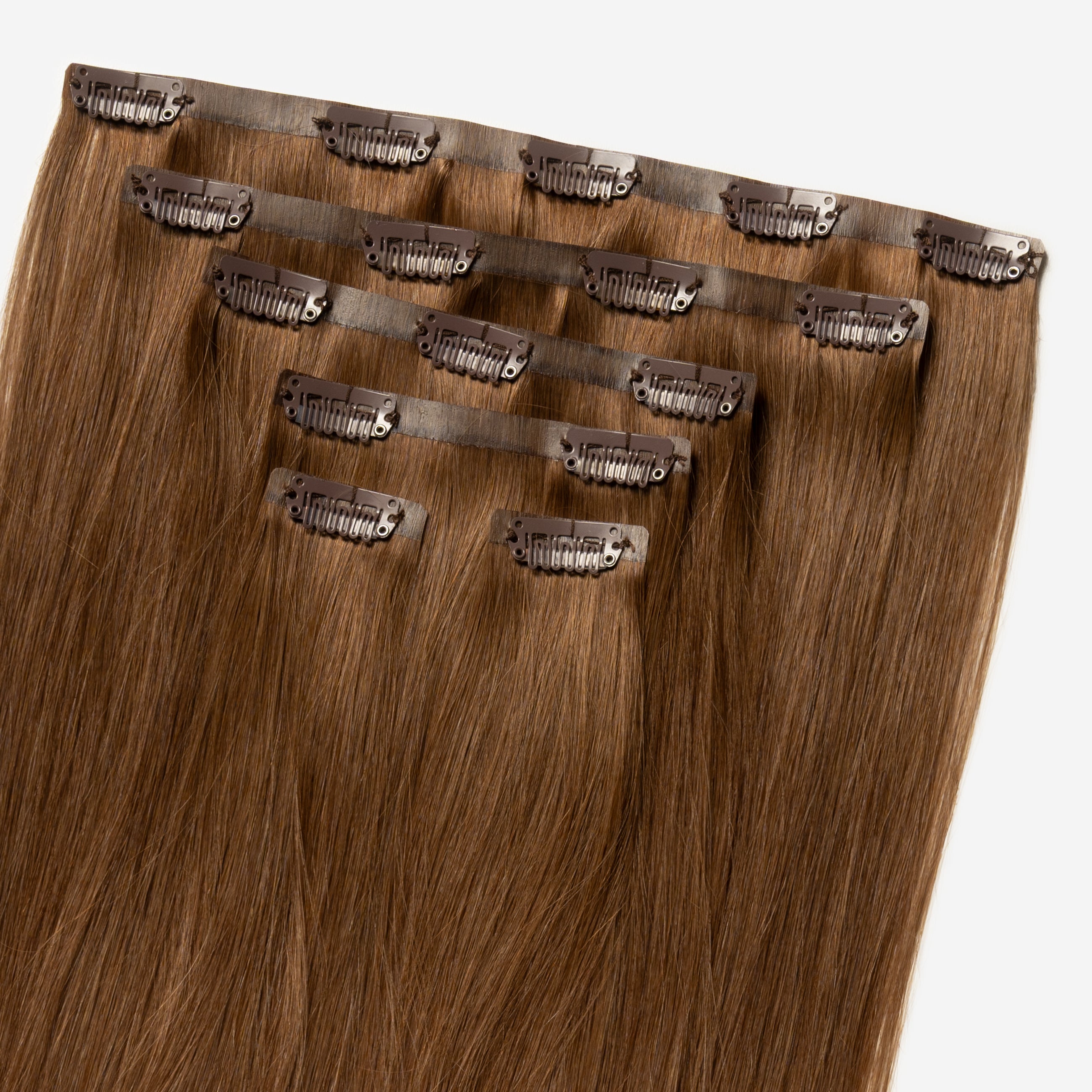 Invisible Clip In - Chestnut Brown 6