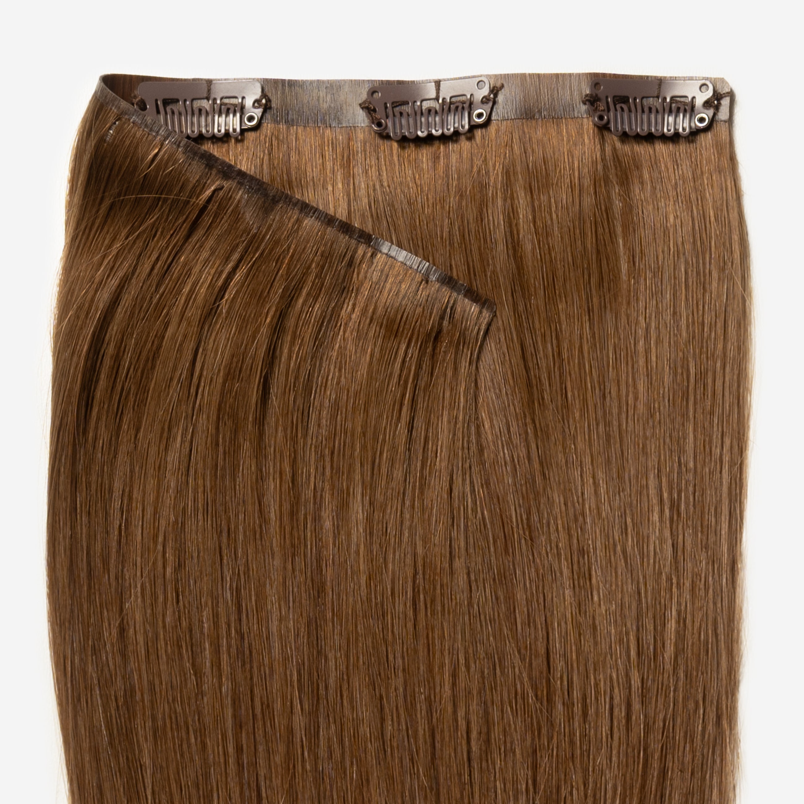 Invisible Clip In - Chestnut Brown 6