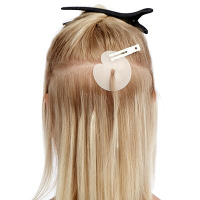Applicering av nail hair extensions Steg 4