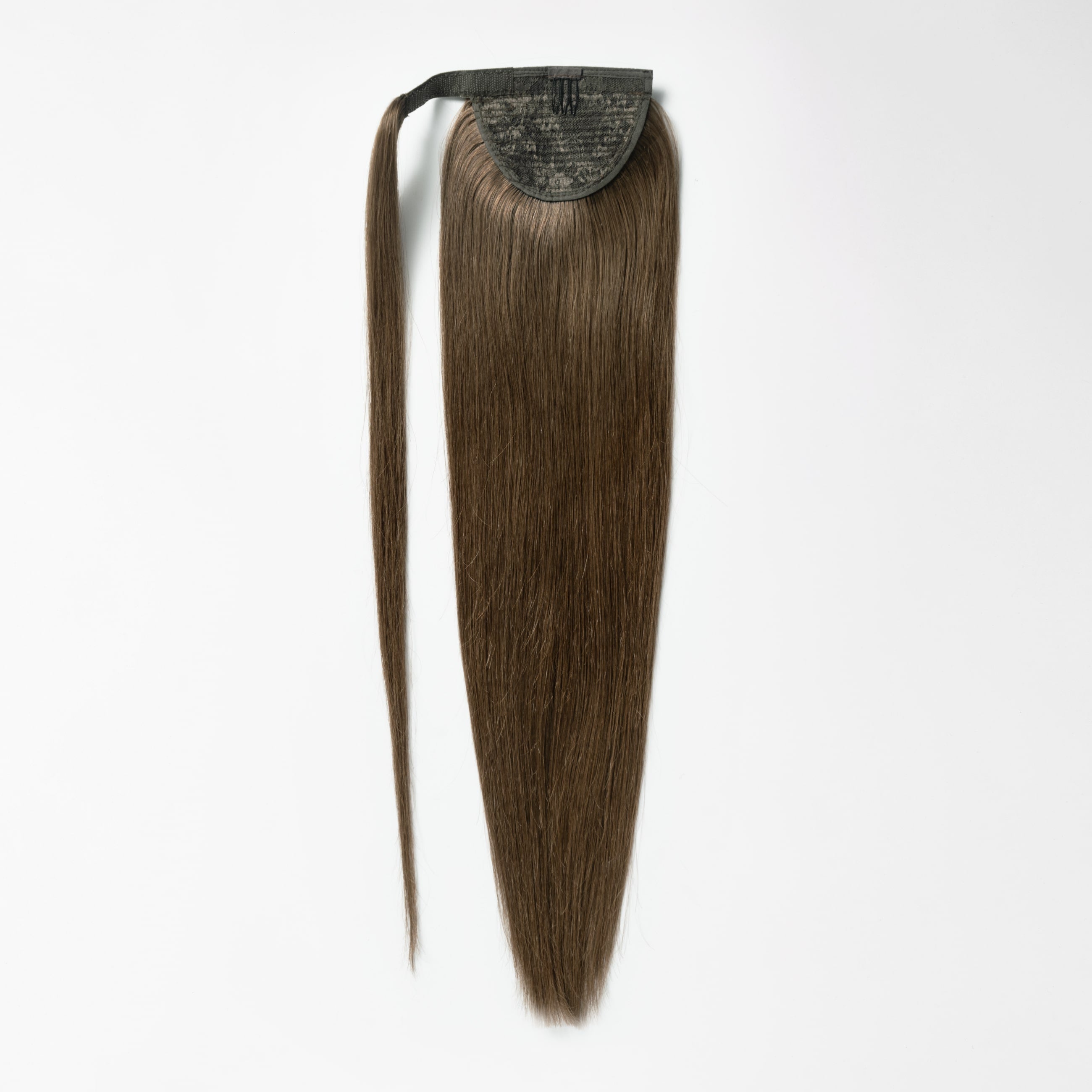 Clip in Ponytail - Light Chocolate Brown 2B