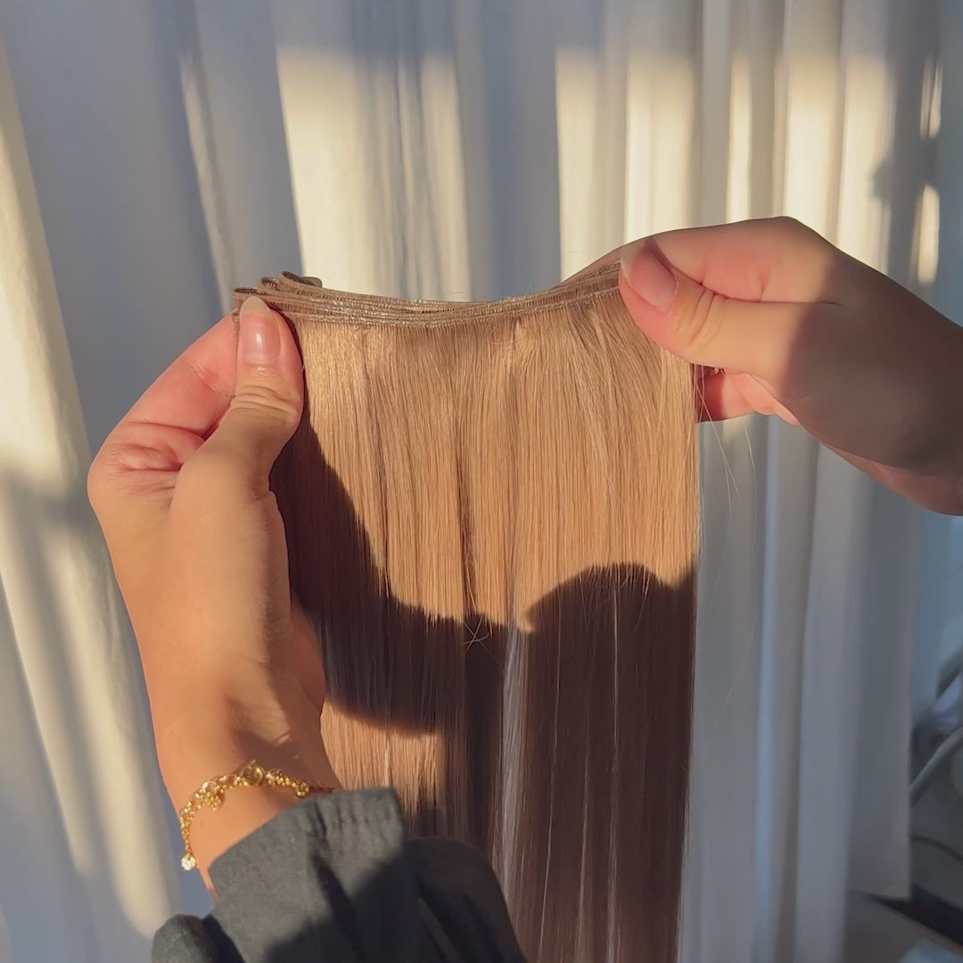 Invisible weft