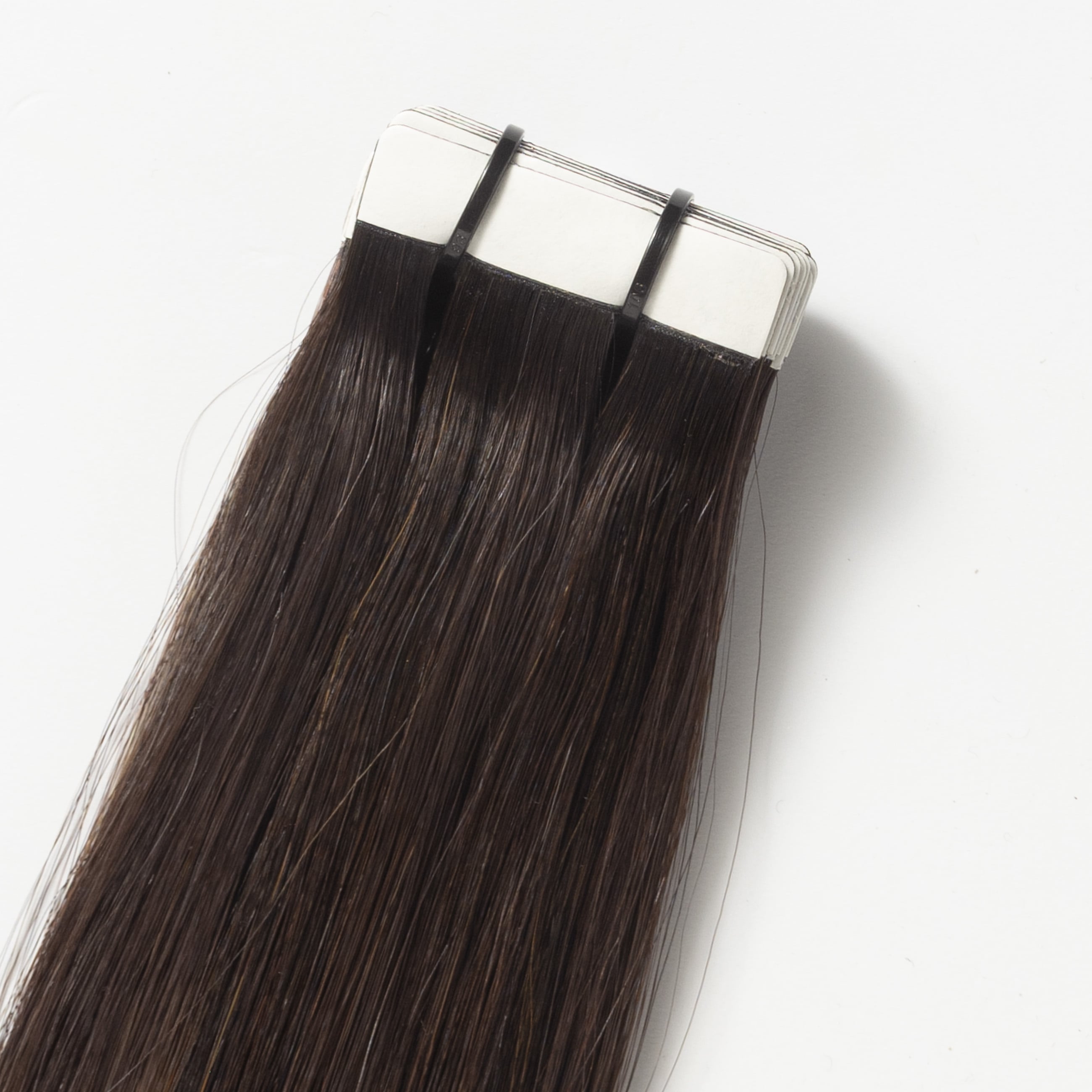 Tape extensions - Dark Chocolate Brown Balayage 1A+4