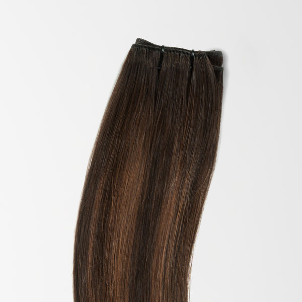 Hårträns - Dark Chocolate Brown Balayage 1A+4 Hårträns - Dark Chocolate Brown Balayage 1A+4