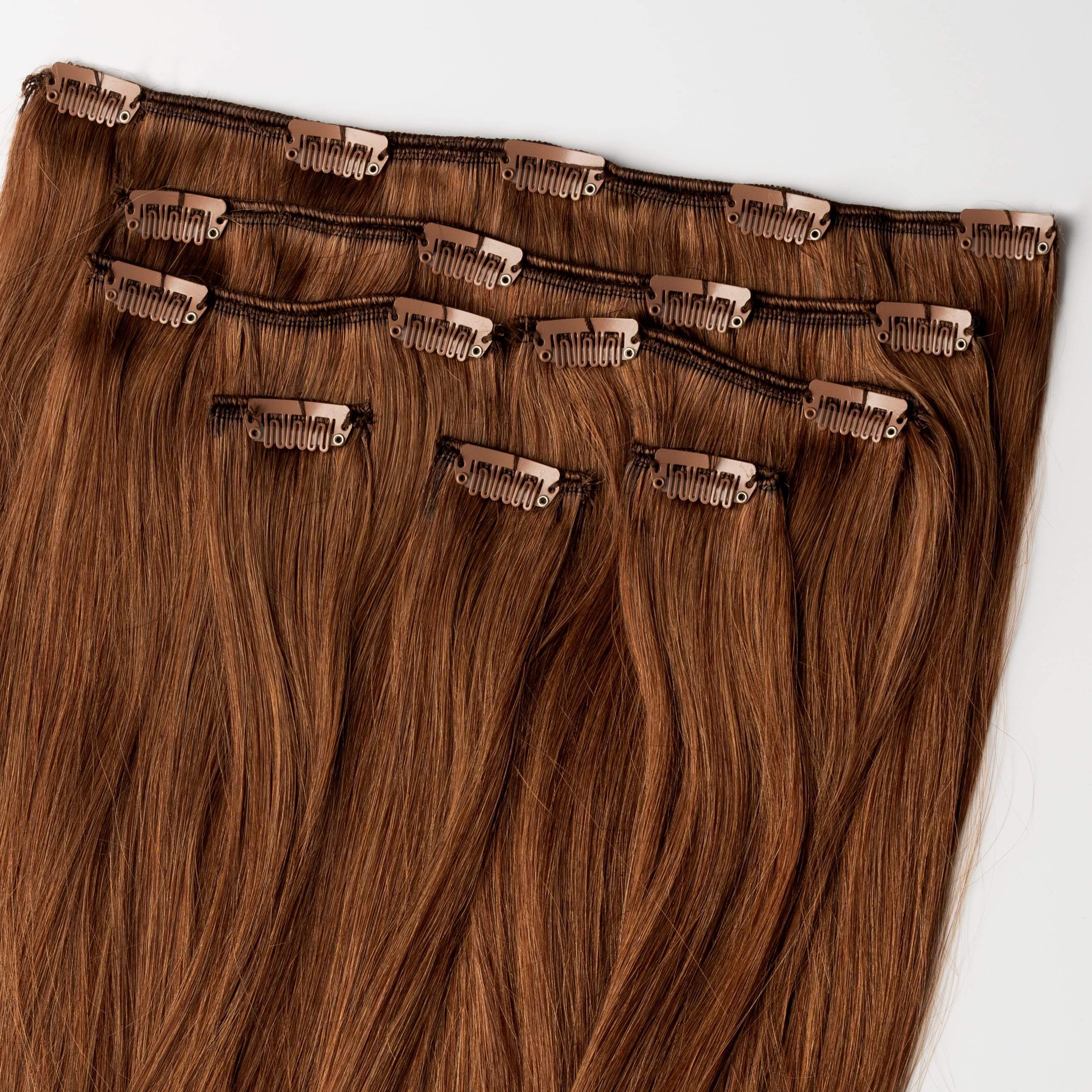 Clip on - Chestnut Brown 6