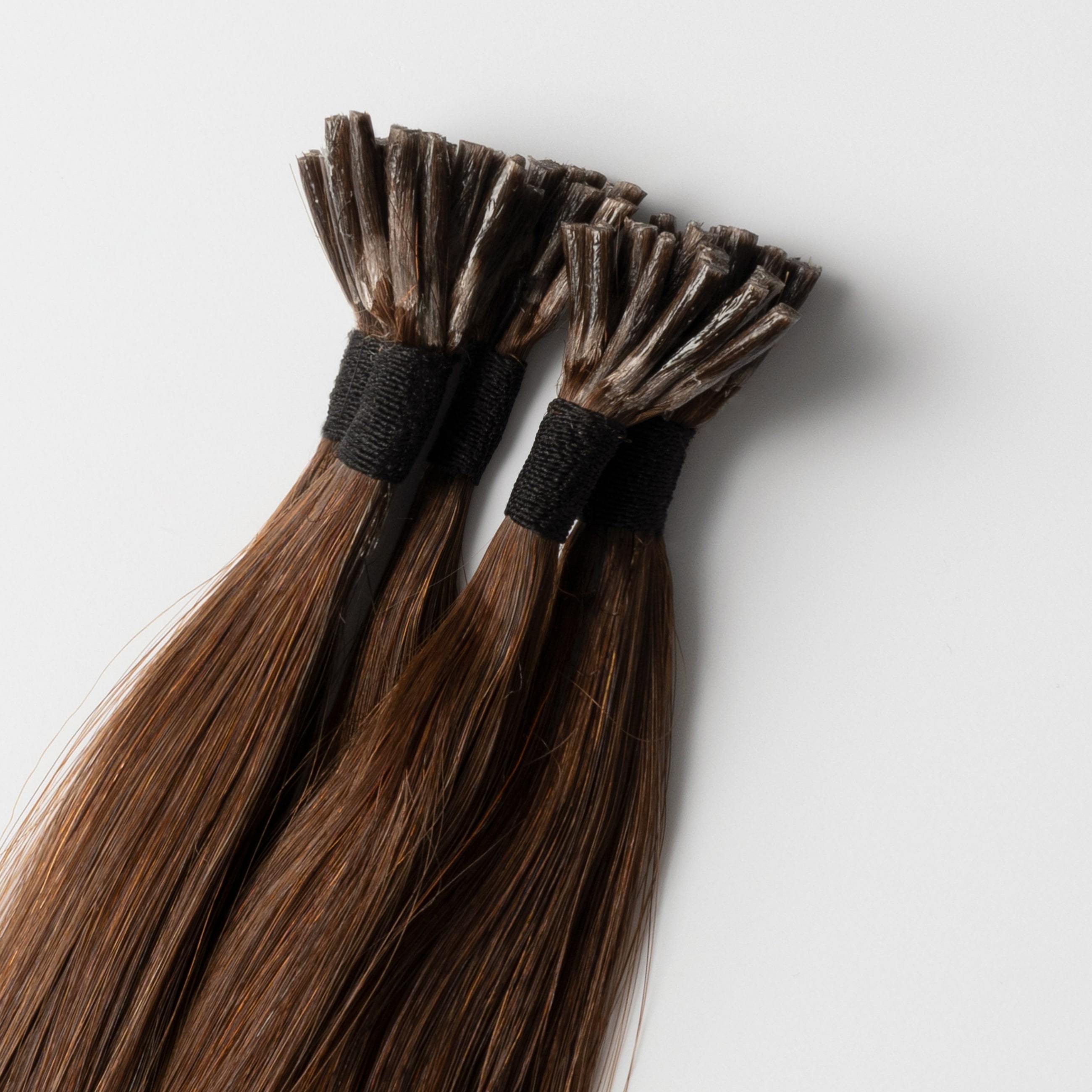 Microring extensions - Mörk kastanjebrun nr. 4