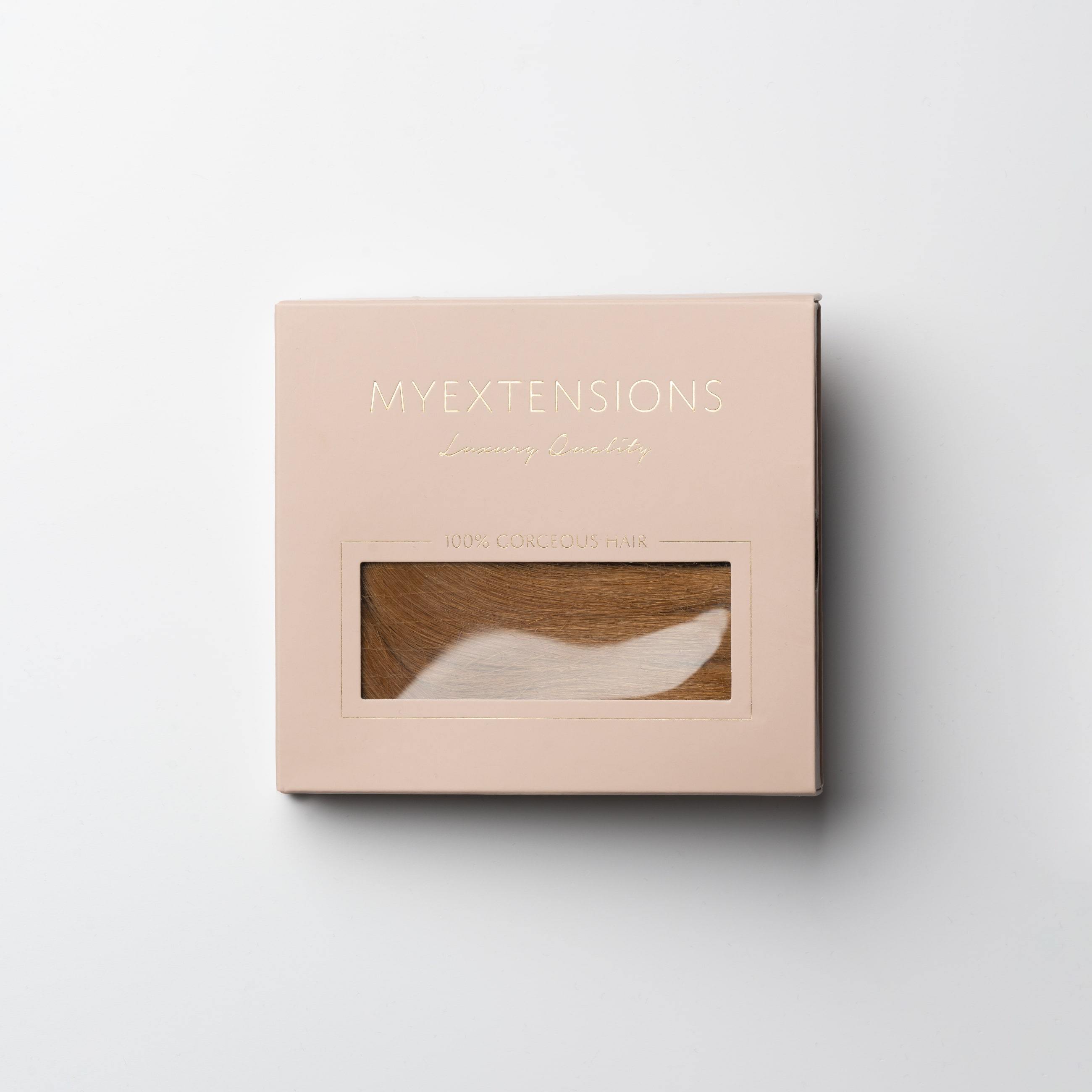 Tape extensions - Ljus rödbrun nr. 7