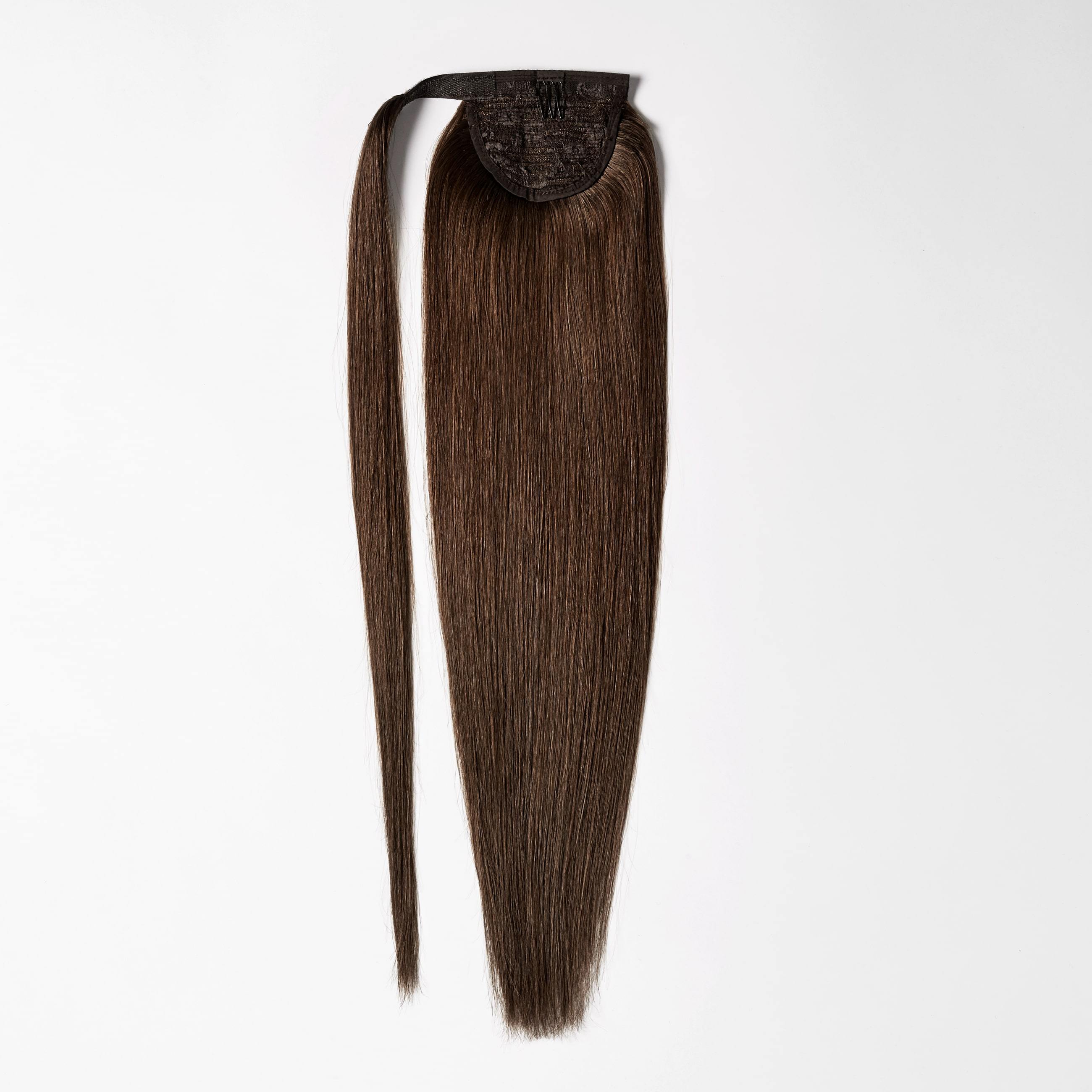 Clip in Ponytail - Mörk naturbrun nr. 3B