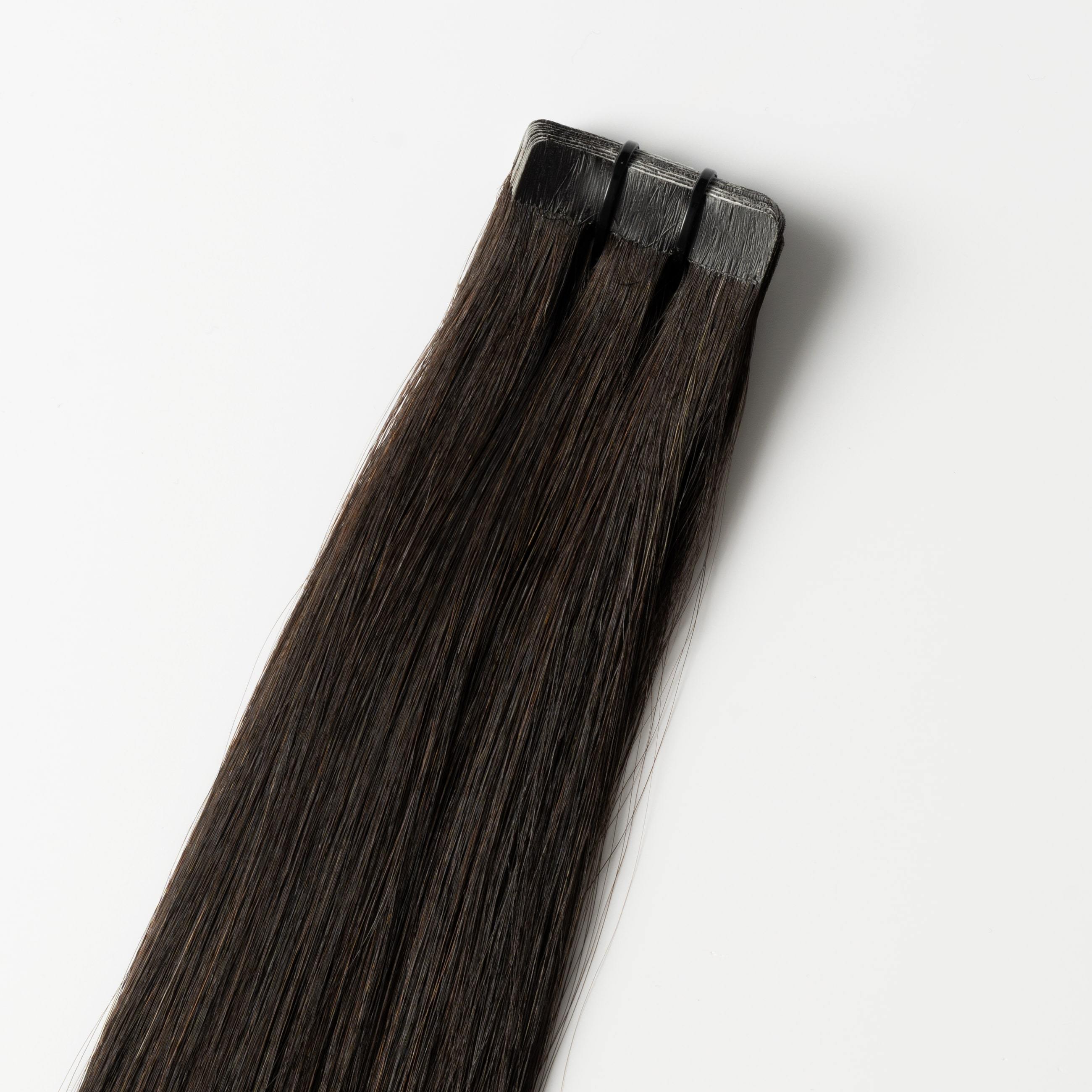 Tape extensions - Svartbrun nr. 1A