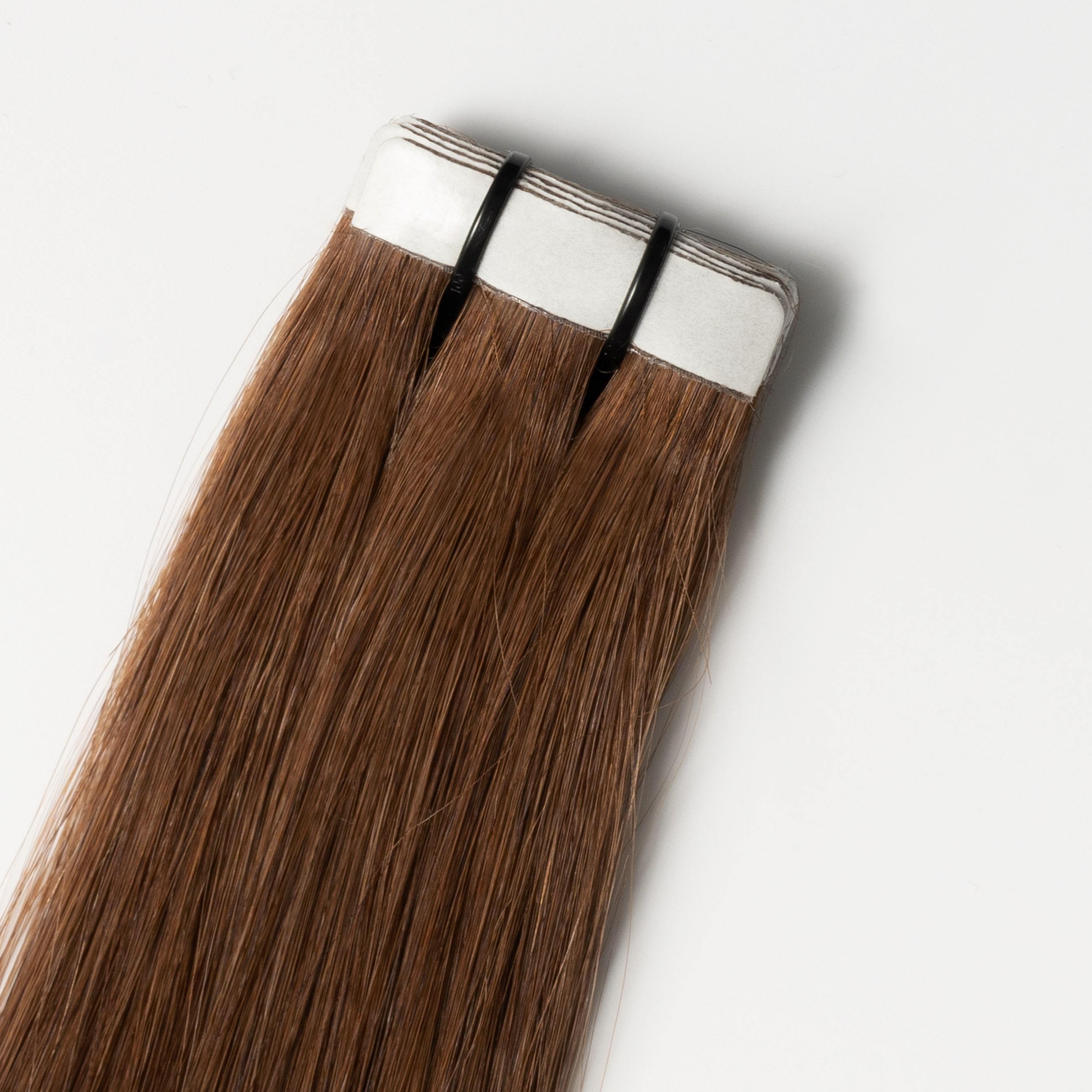 Tape extensions - Mörk kastanjebrun nr. 4