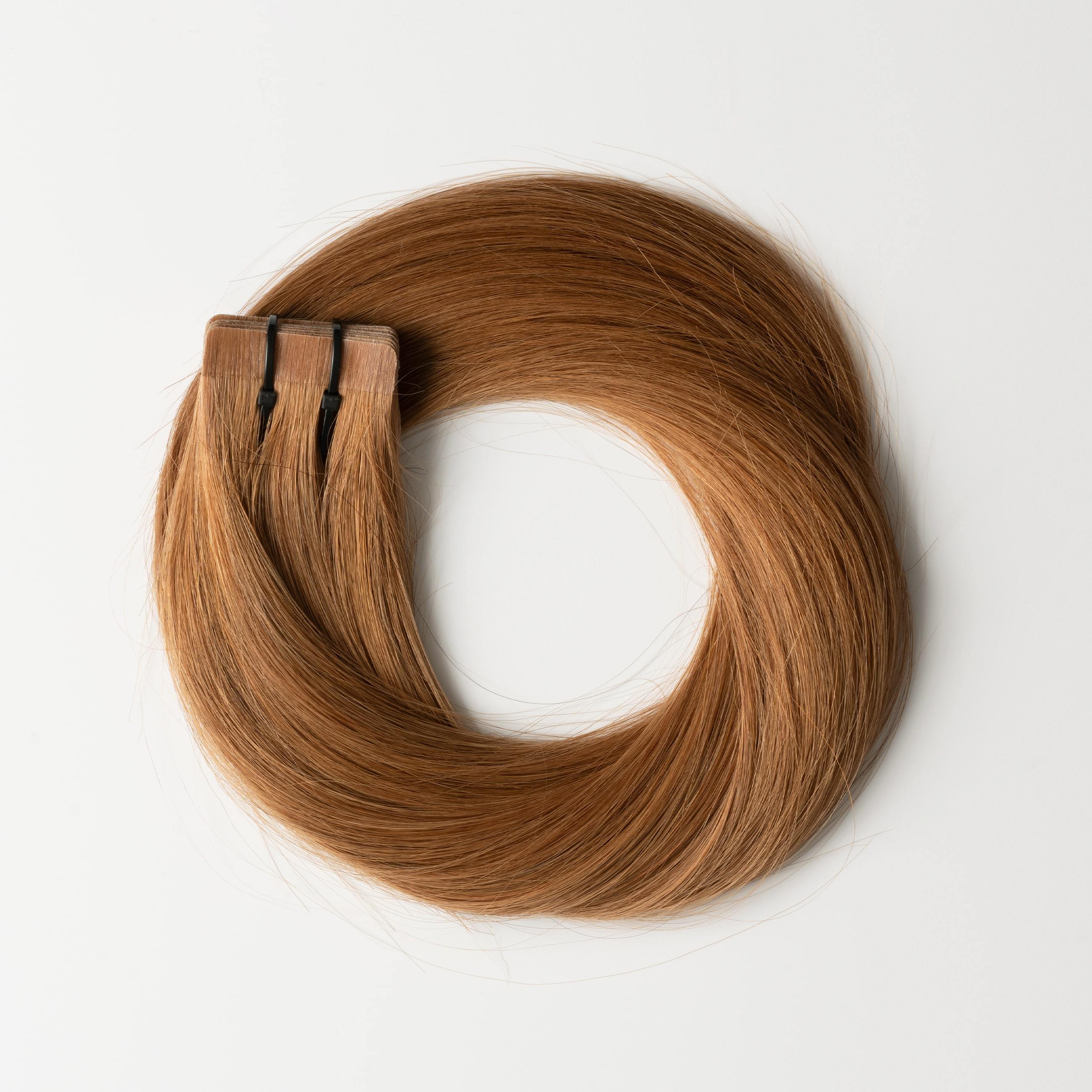 Tape extensions - Ljus rödbrun nr. 7