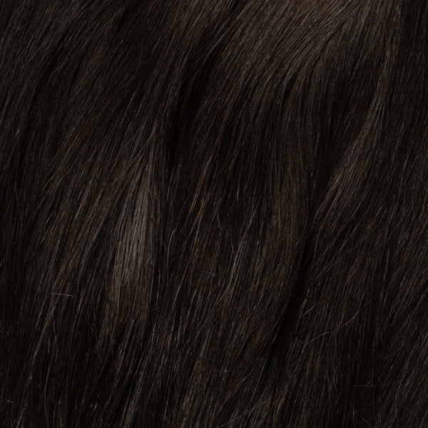 Invisible Clip In - Dark Natural Brown 1A