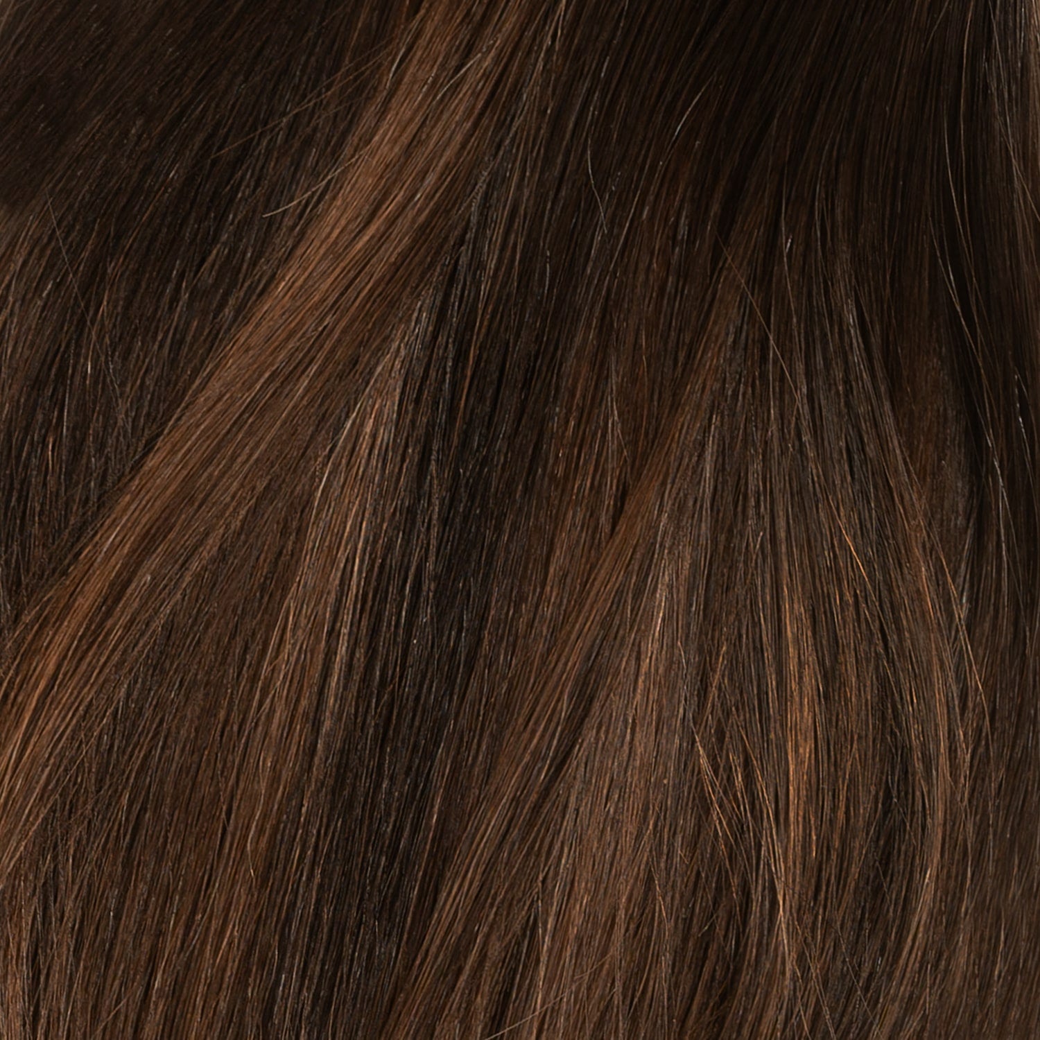 Invisible weft - Dark Chocolate Brown Balayage 1A+4