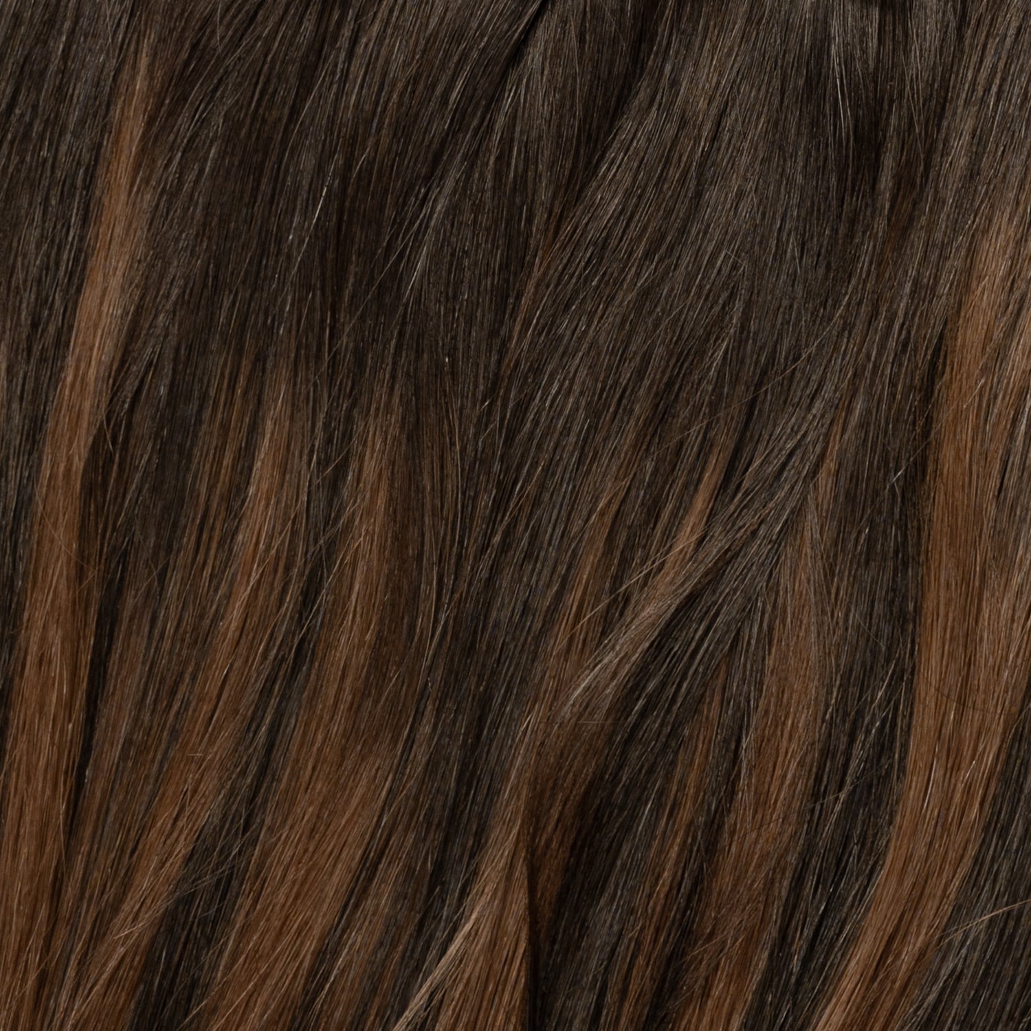 Tape extensions - Dark Chocolate Brown Balayage 1A+4