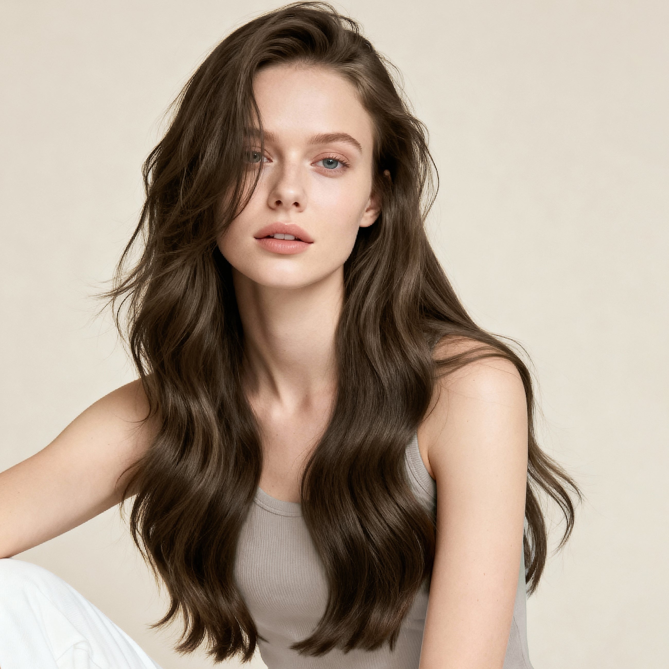 Tape extensions - Dark Ash Brown 2C