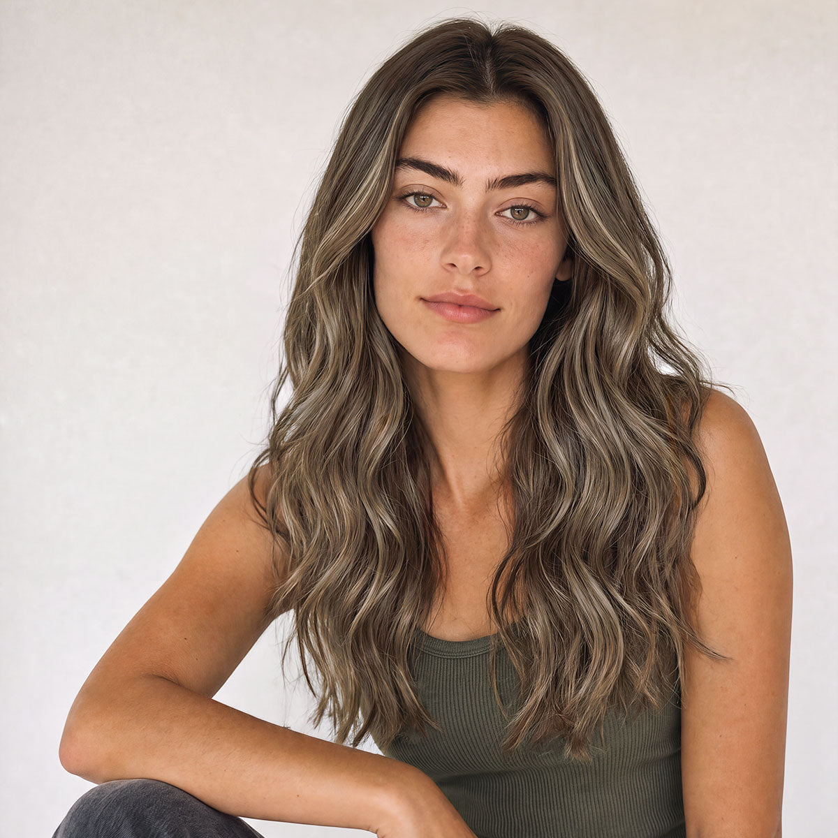 Clip on - Ash Brown Balayage 2C+5B