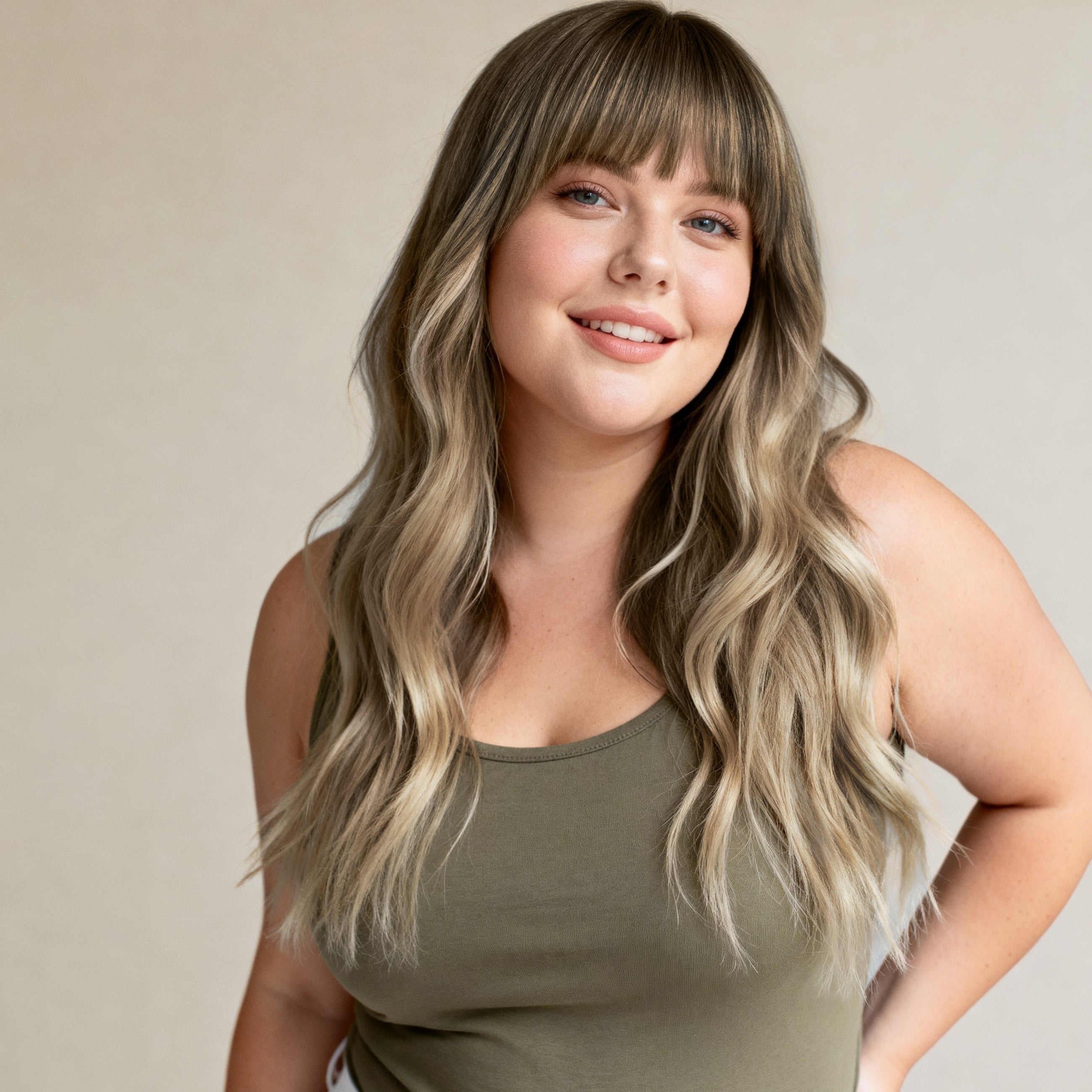 Clip on - Beige Blonde Balayage 3B+16B