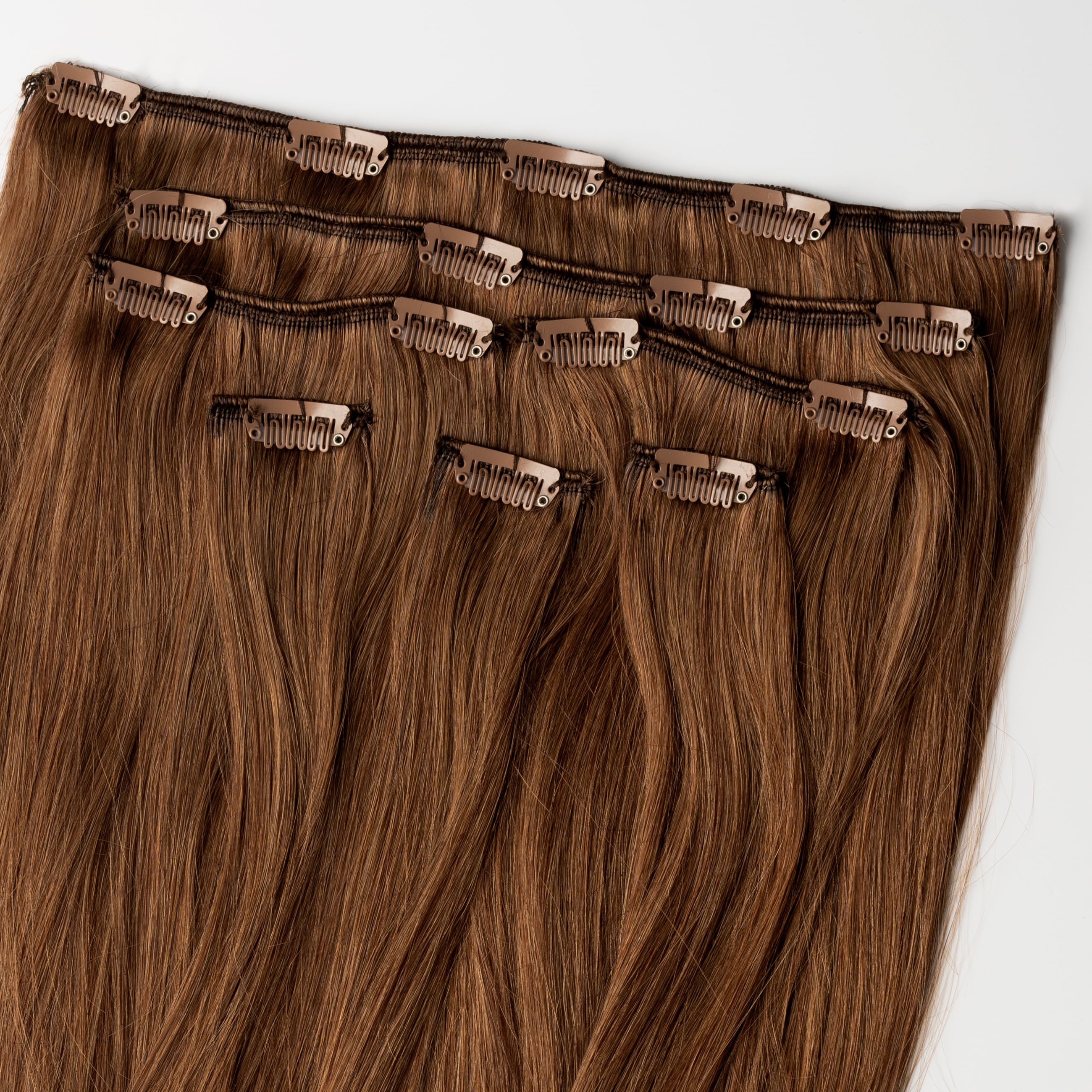 Clip on - Chestnut Brown 6