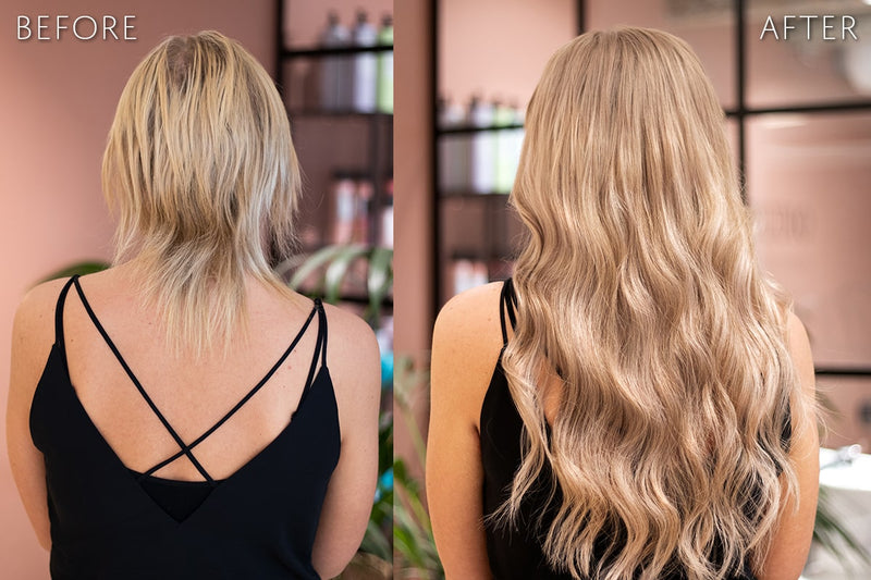 Hair extensions i extremt tunt hår