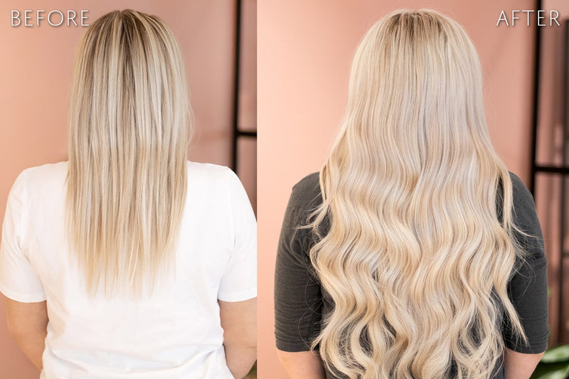 Hair extensions i tunt hår