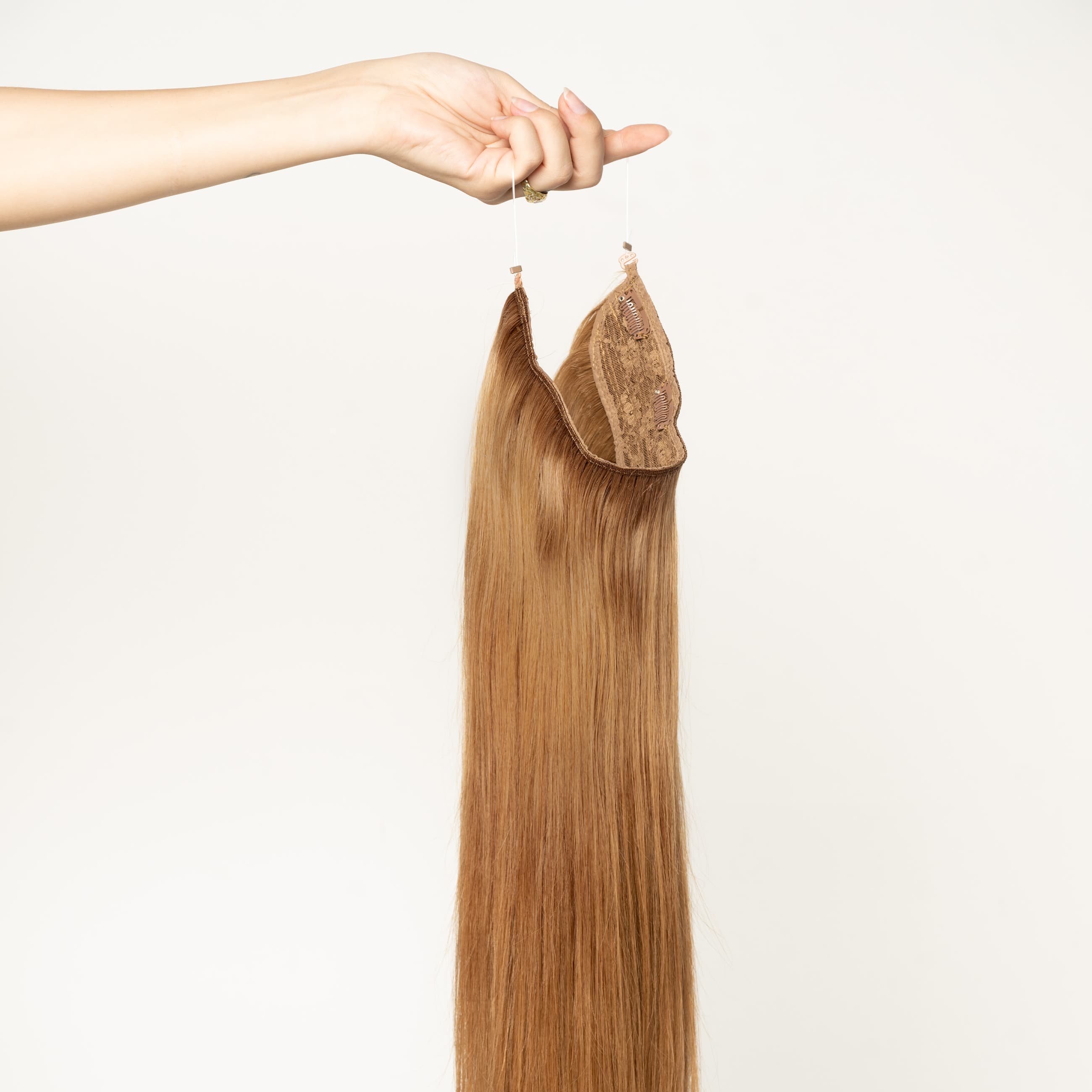 Halo extensions - Ljus rödbrun nr. 7