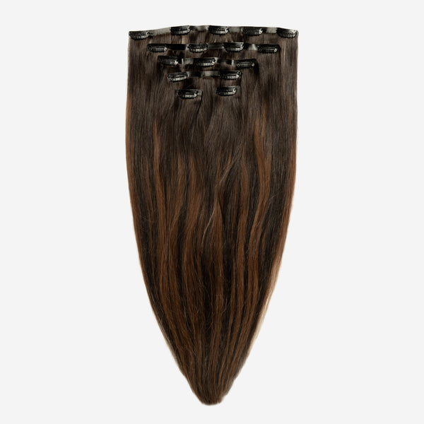 Invisible Clip In - Ash Brown Mix 3B/5B