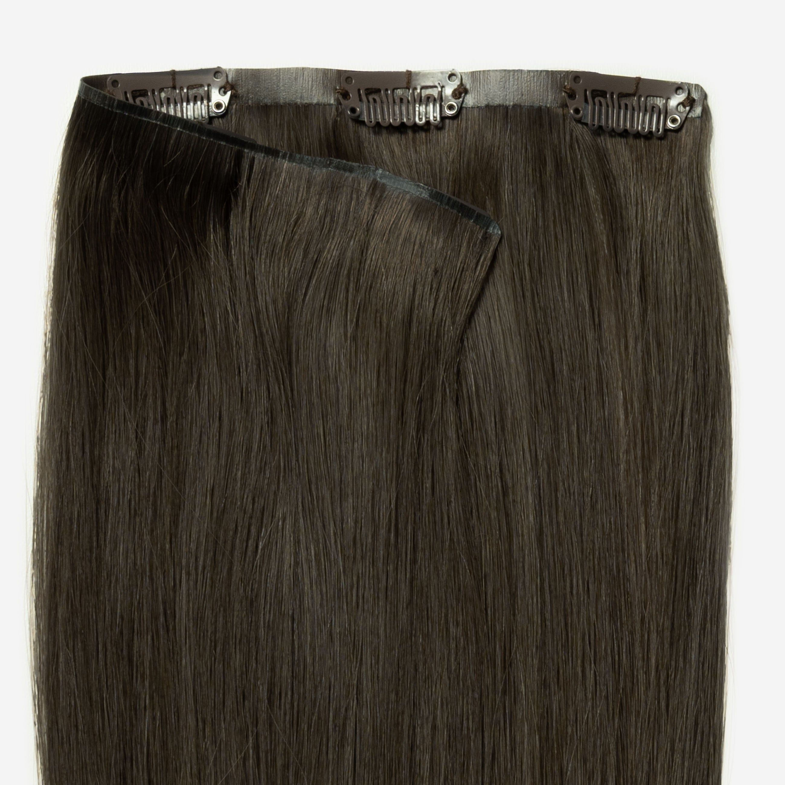 Invisible Clip In - Extra Dark Ash Brown 1C