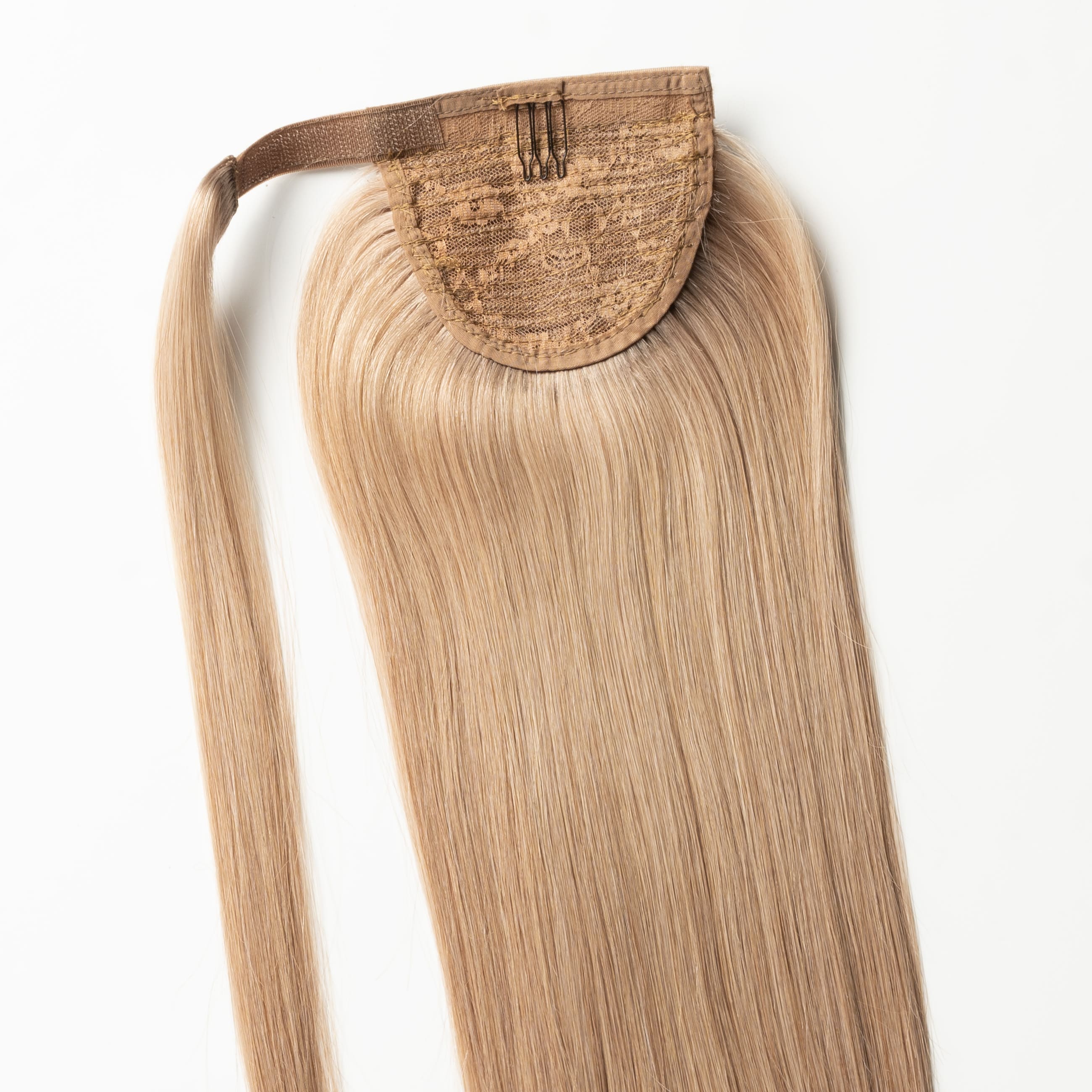 Clip in Ponytail - Ljus askbrun nr. 12B