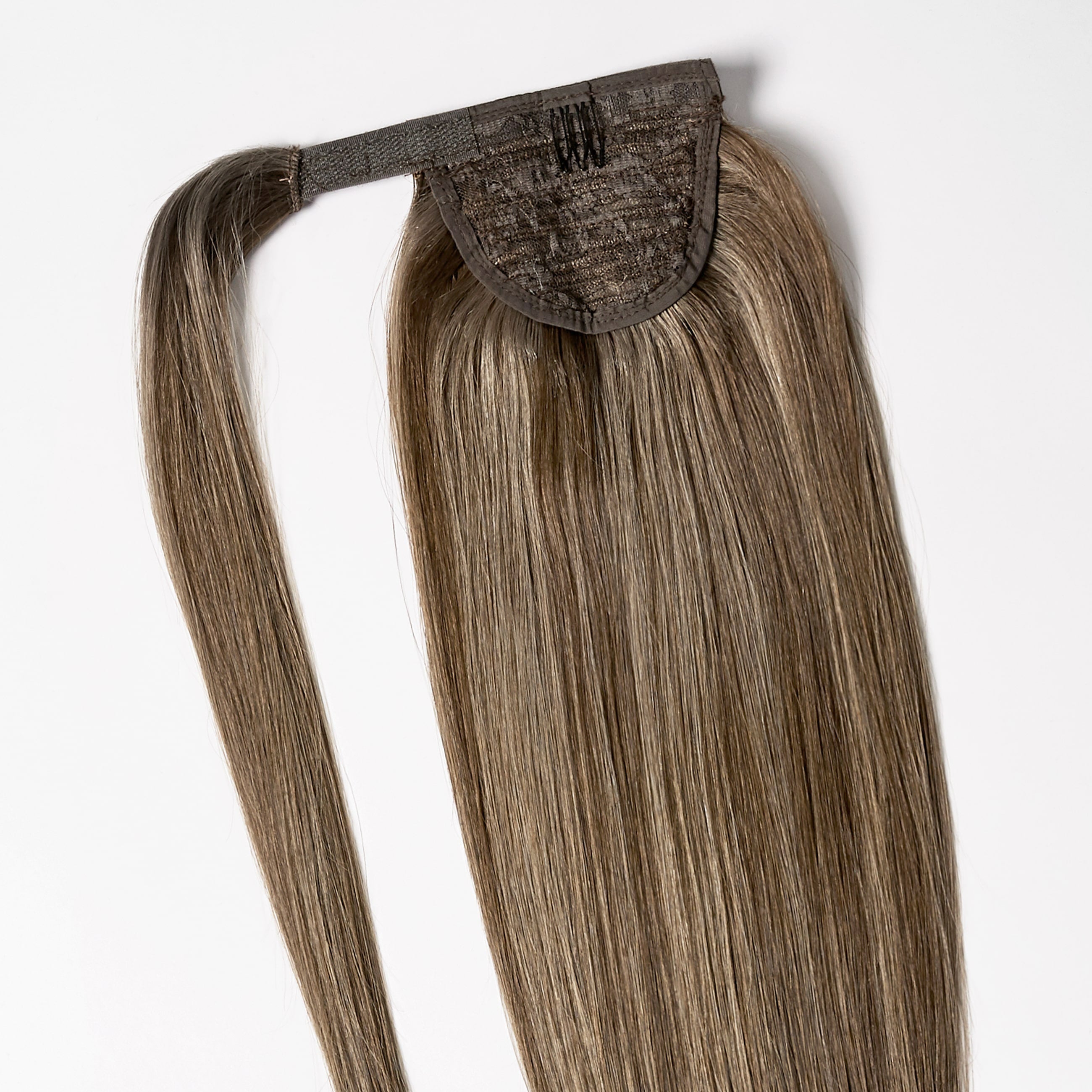 Clip in Ponytail - Ash Brown Mix 3B/5B