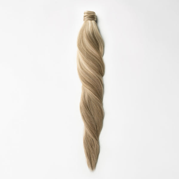 Clip in Ponytail - Light Ash Blonde 60B