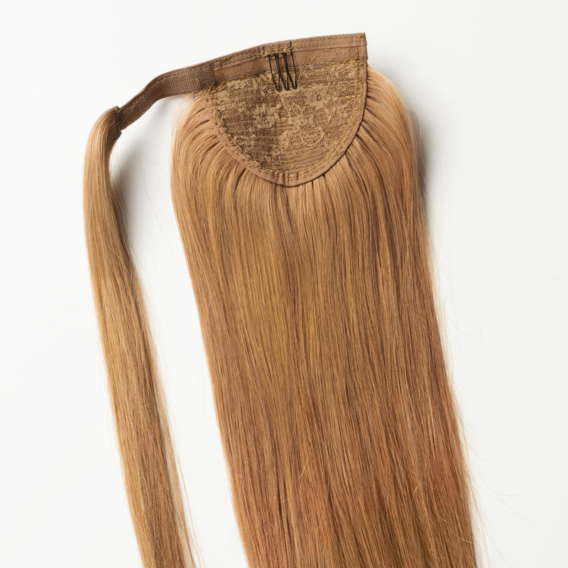 Clip in Ponytail - Ljus rödbrun nr. 7