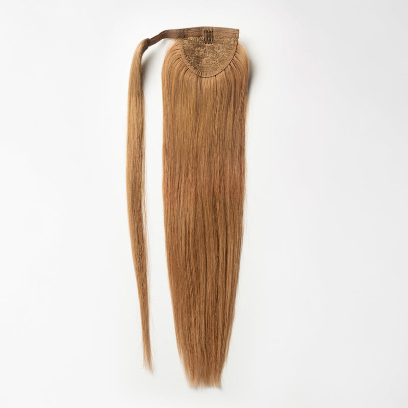 Clip in Ponytail - Ljus rödbrun nr. 7