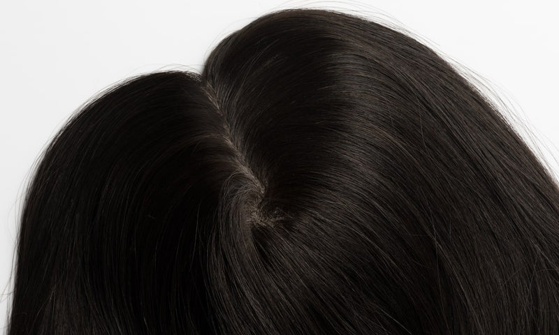 Silk base hair topper