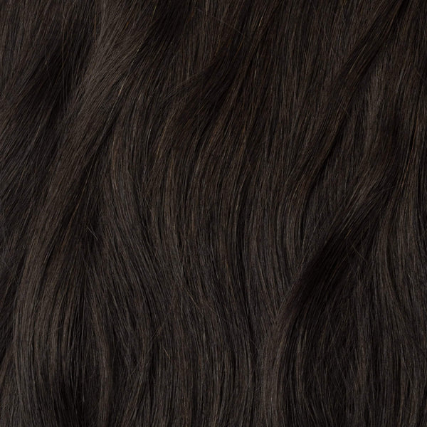 Tape extensions - Svartbrun nr. 1A