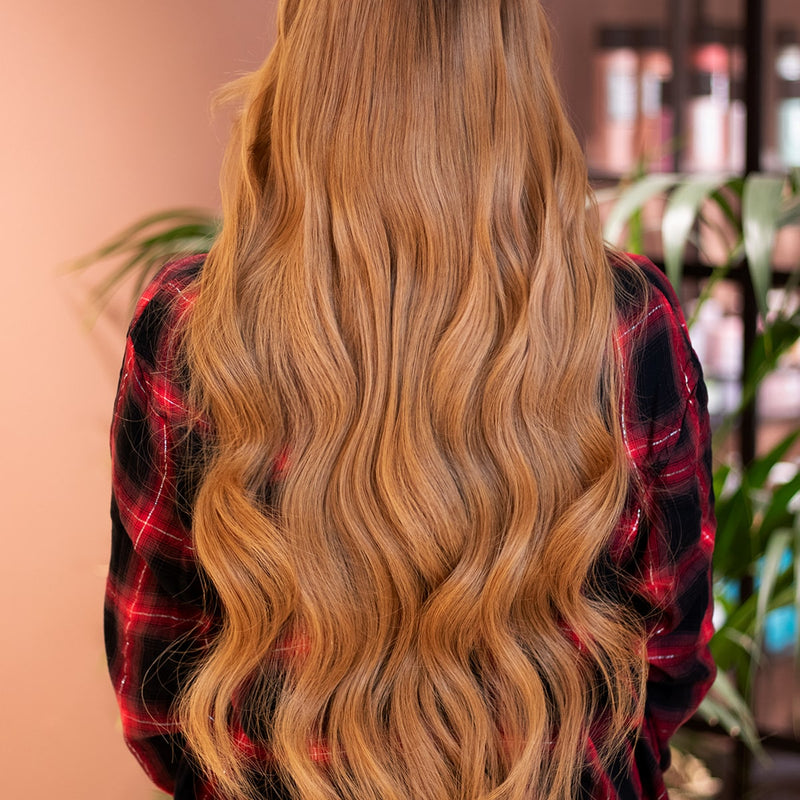 Microring extensions - Ljus rödbrun nr. 7