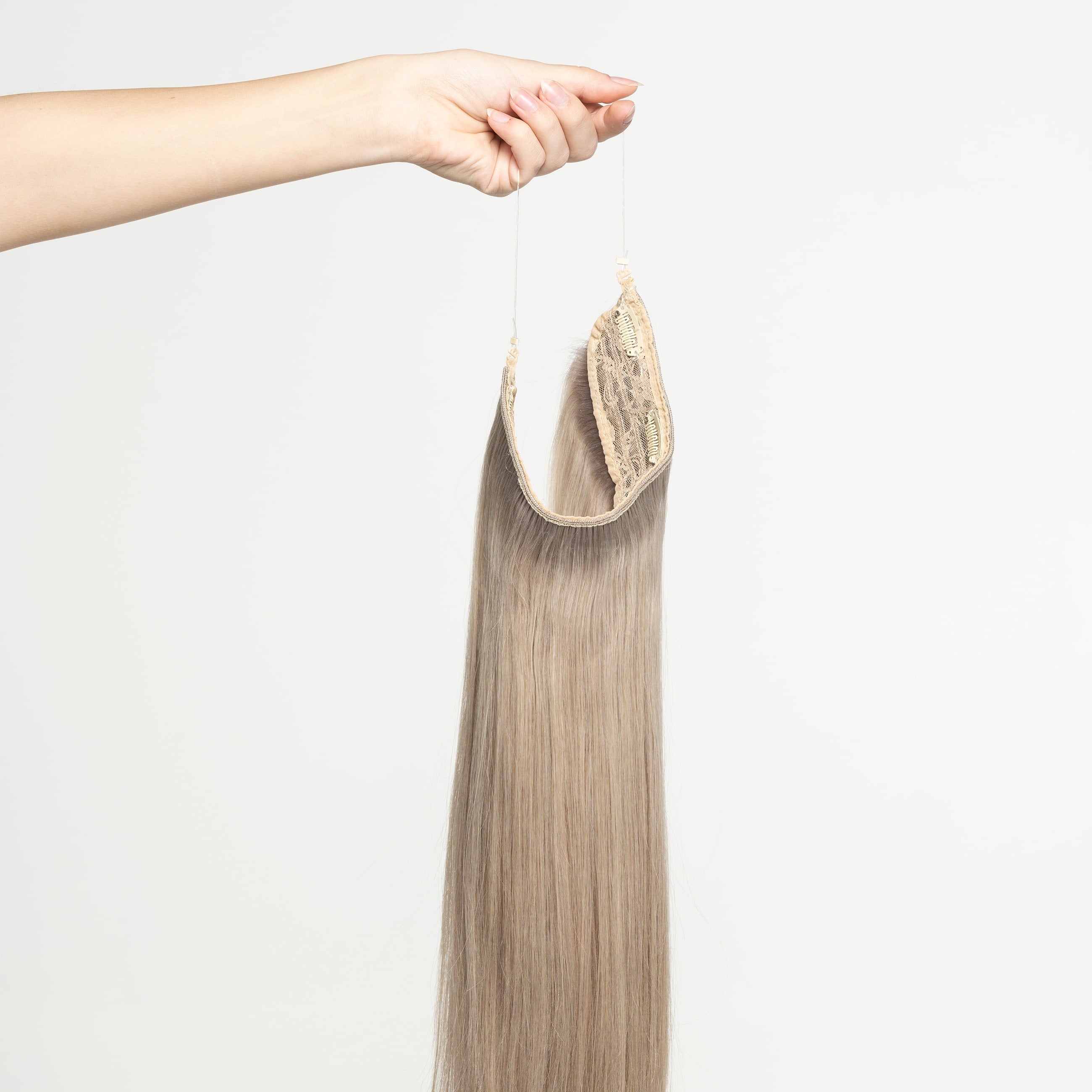 Halo extensions - Mörk askblond nr. 16B