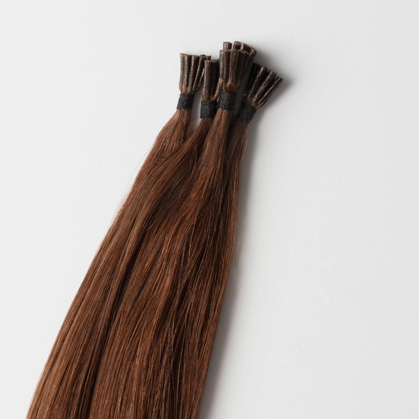 Microring extensions - Kastanjebrun nr. 5