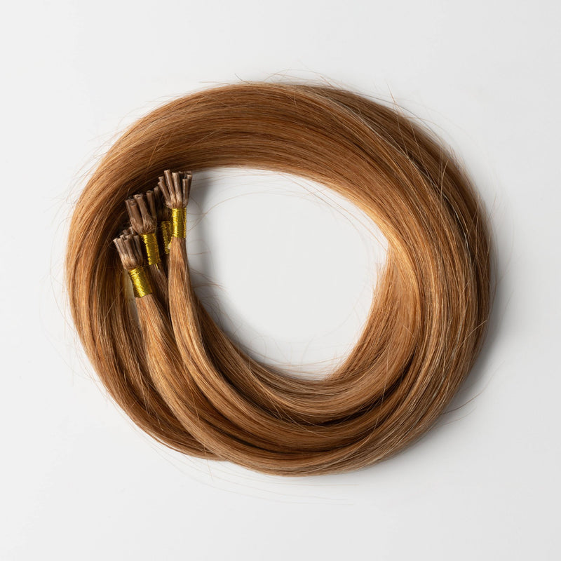 Microring extensions - Ljus rödbrun nr. 7