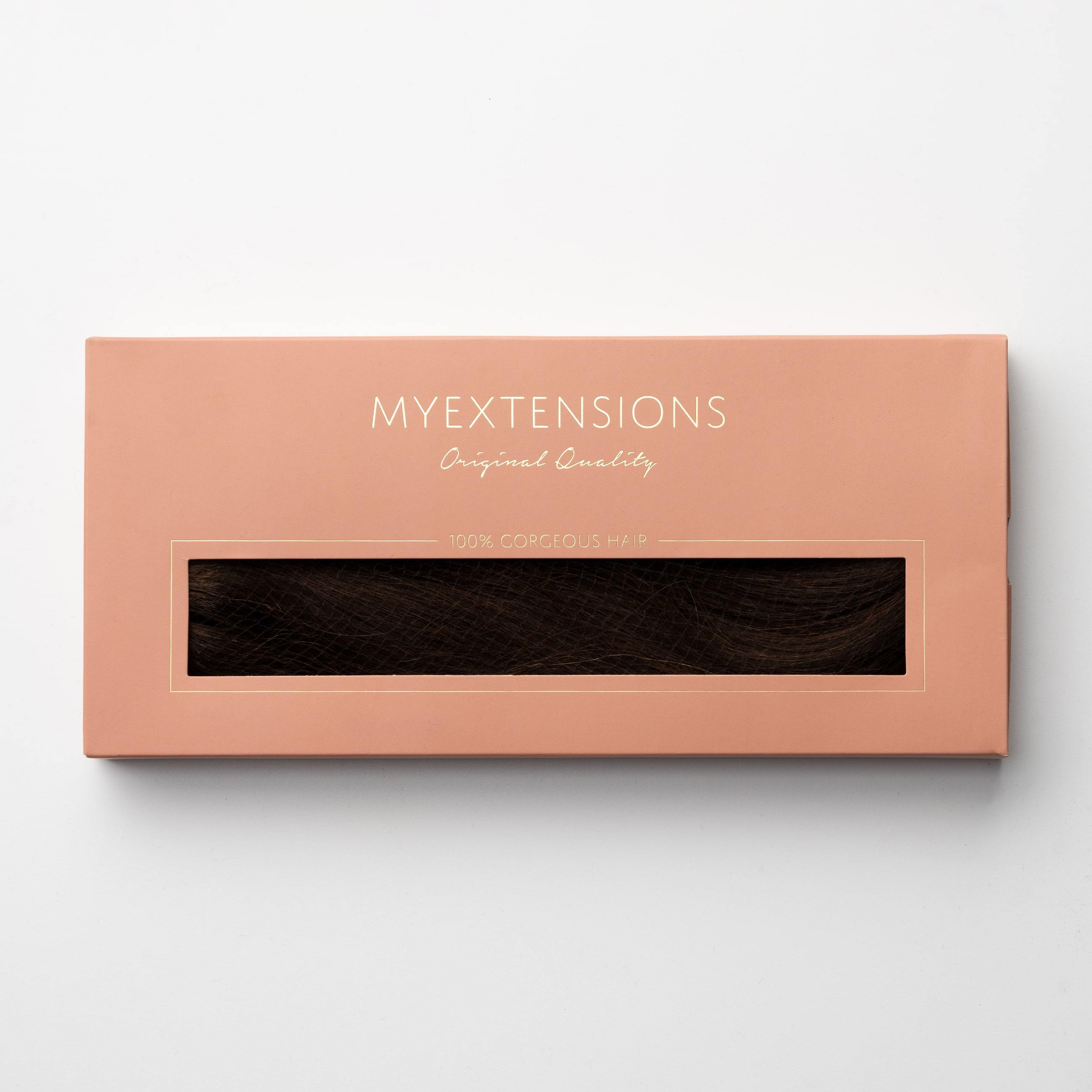Halo extensions - Extra mörkbrun nr. 1B