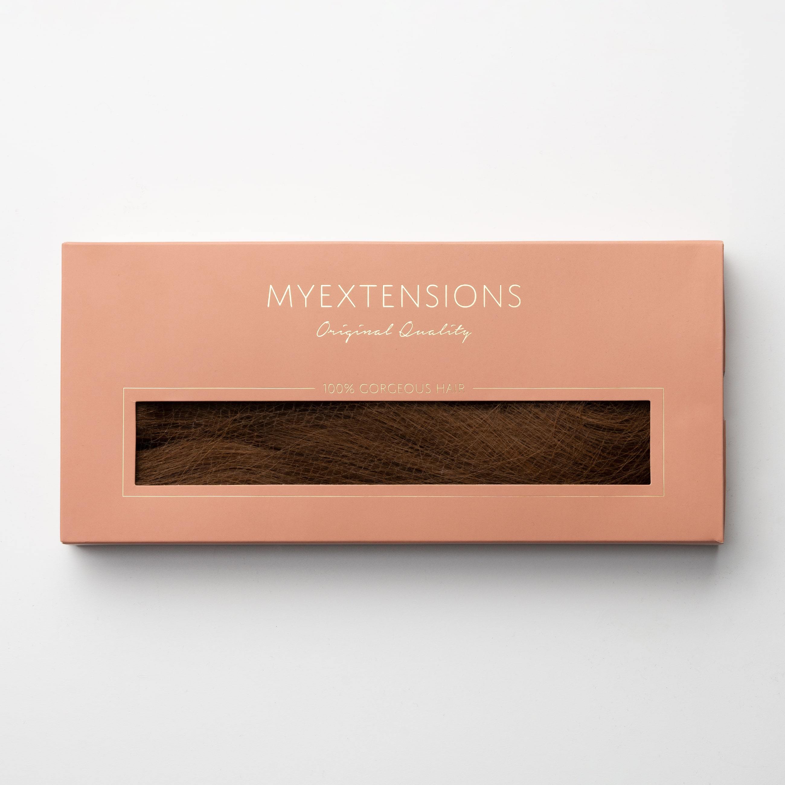 Halo extensions - Mörk kastanjebrun nr. 4