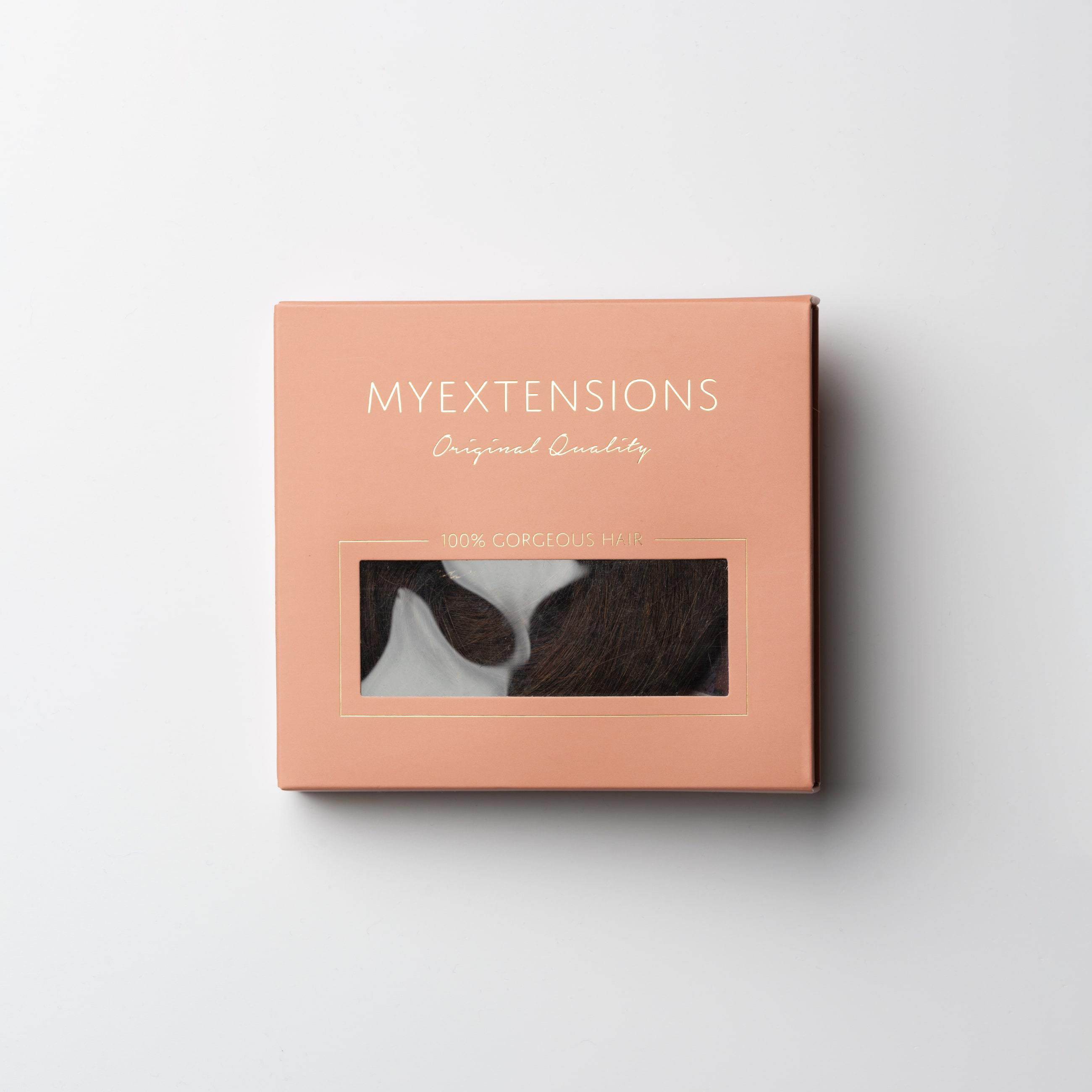 Tape extensions - Mörk naturbrun nr. 3