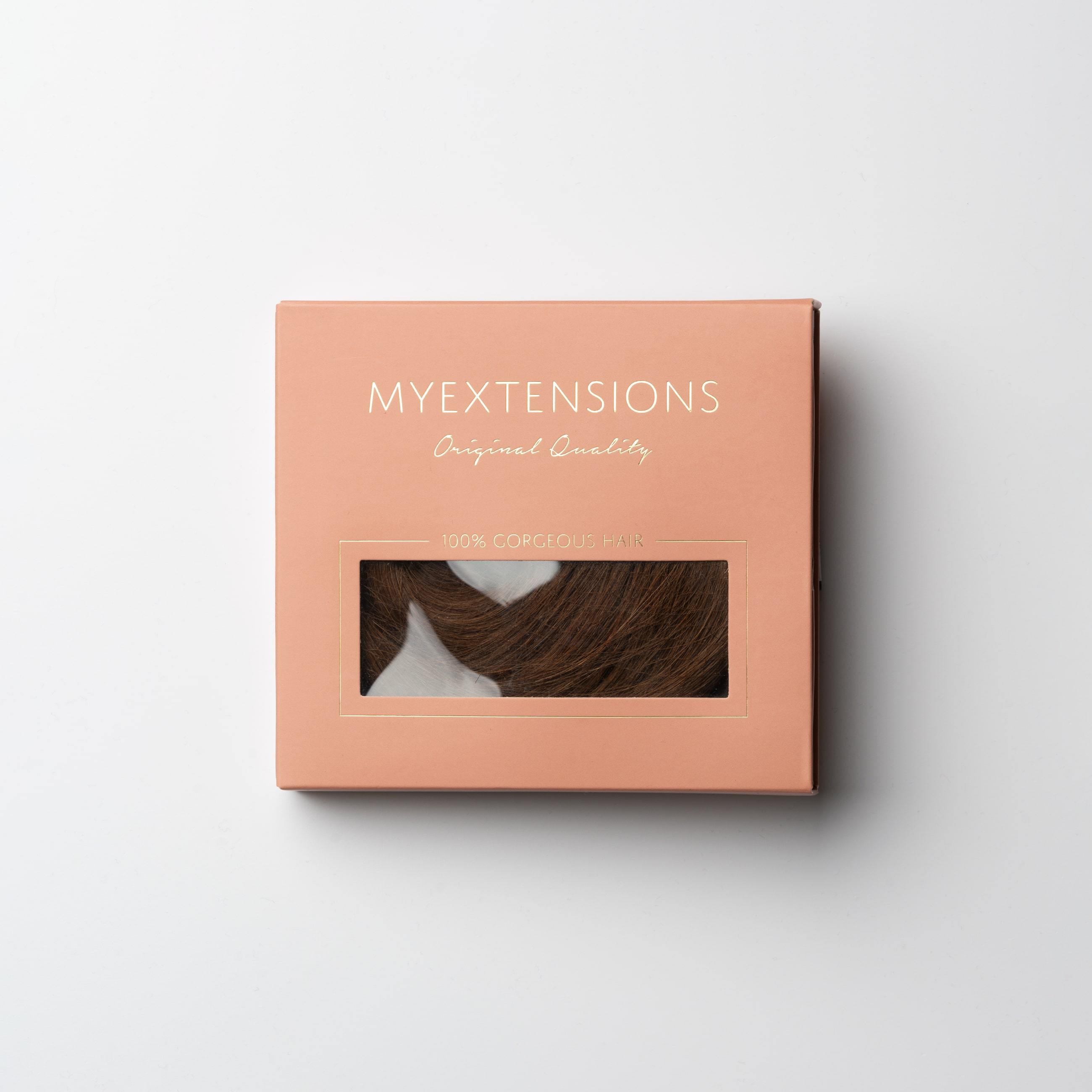 Microring extensions - Mörk kastanjebrun nr. 4