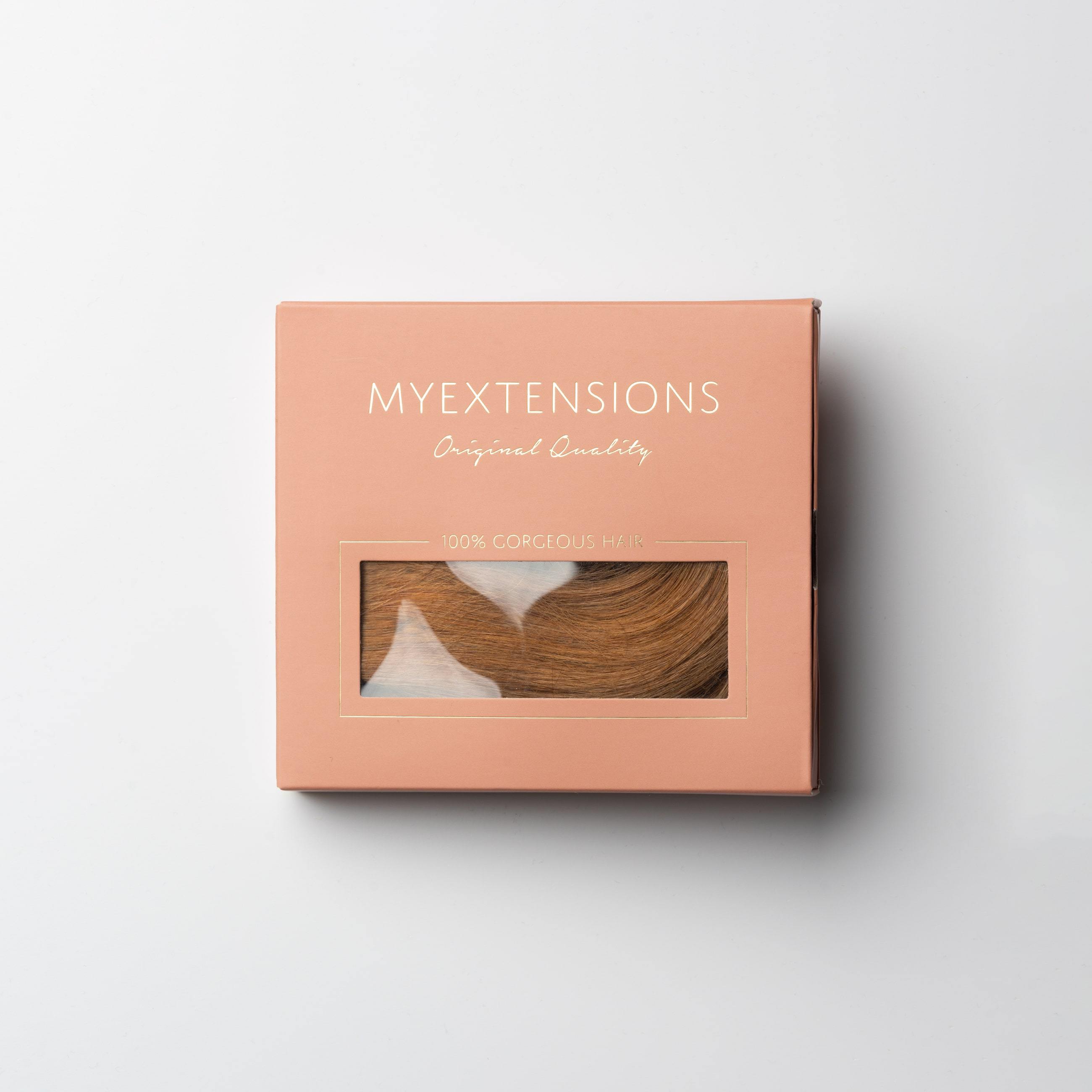Microring extensions - Ljus rödbrun nr. 7